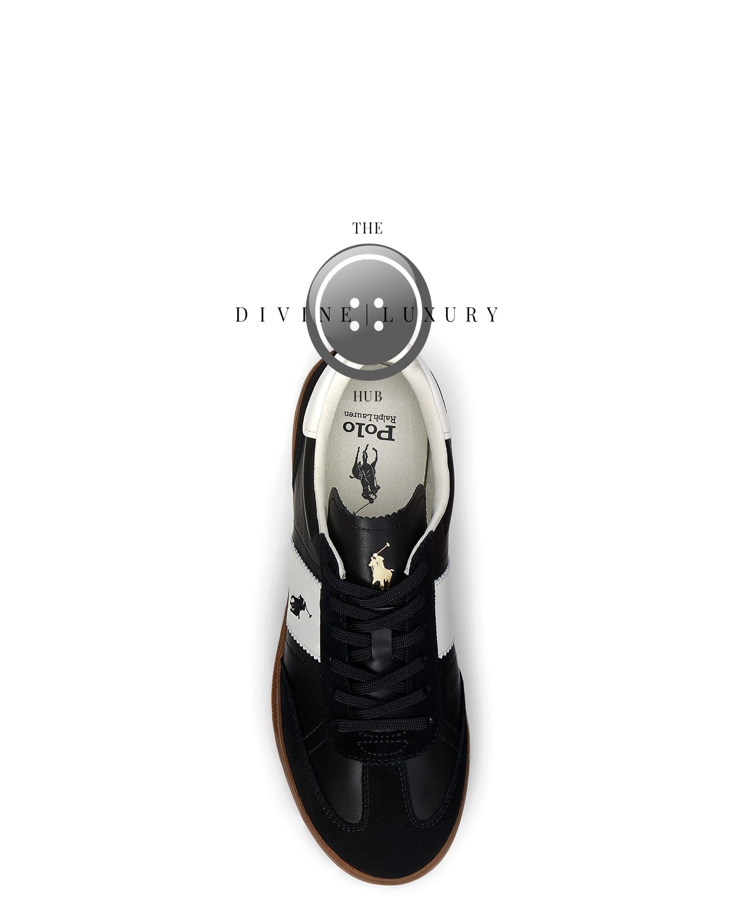 LUXURY HUB RALPH LAUREN HERITAGE AERA TRAINERS