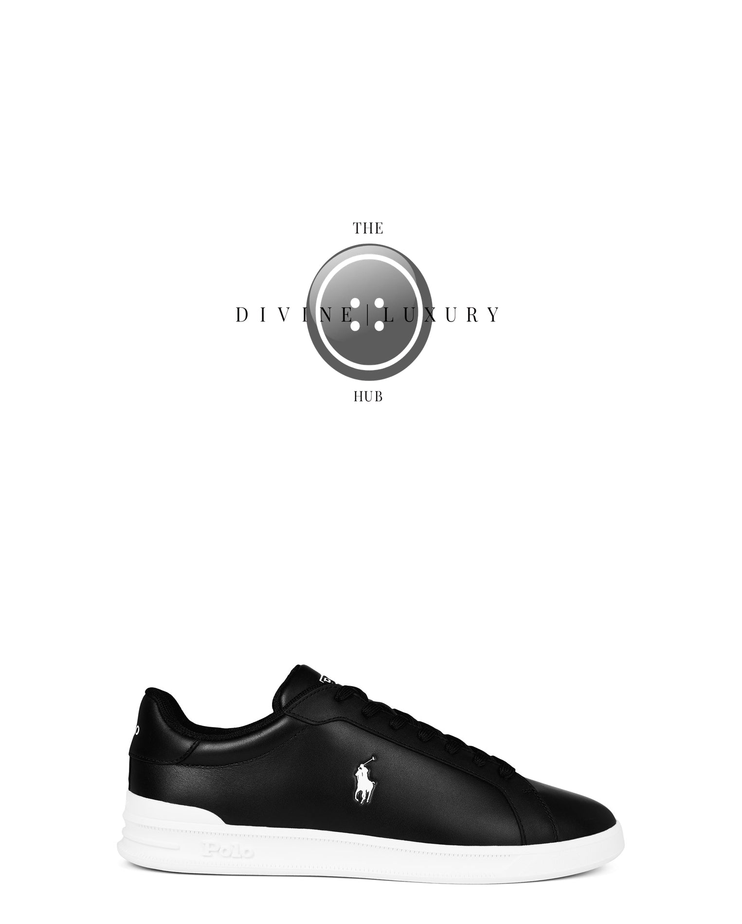 LUXURY HUB RALPH LAUREN HERITAGE II COURT TRAINERS