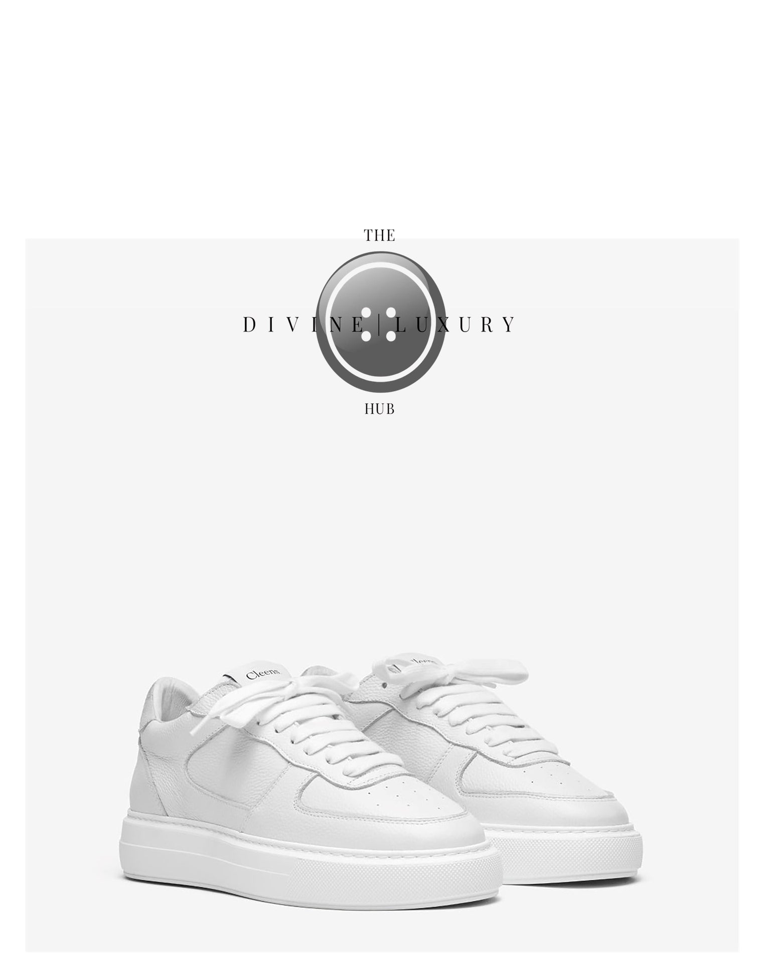 LUXURY HUB CLEENS COURT TRAINERS