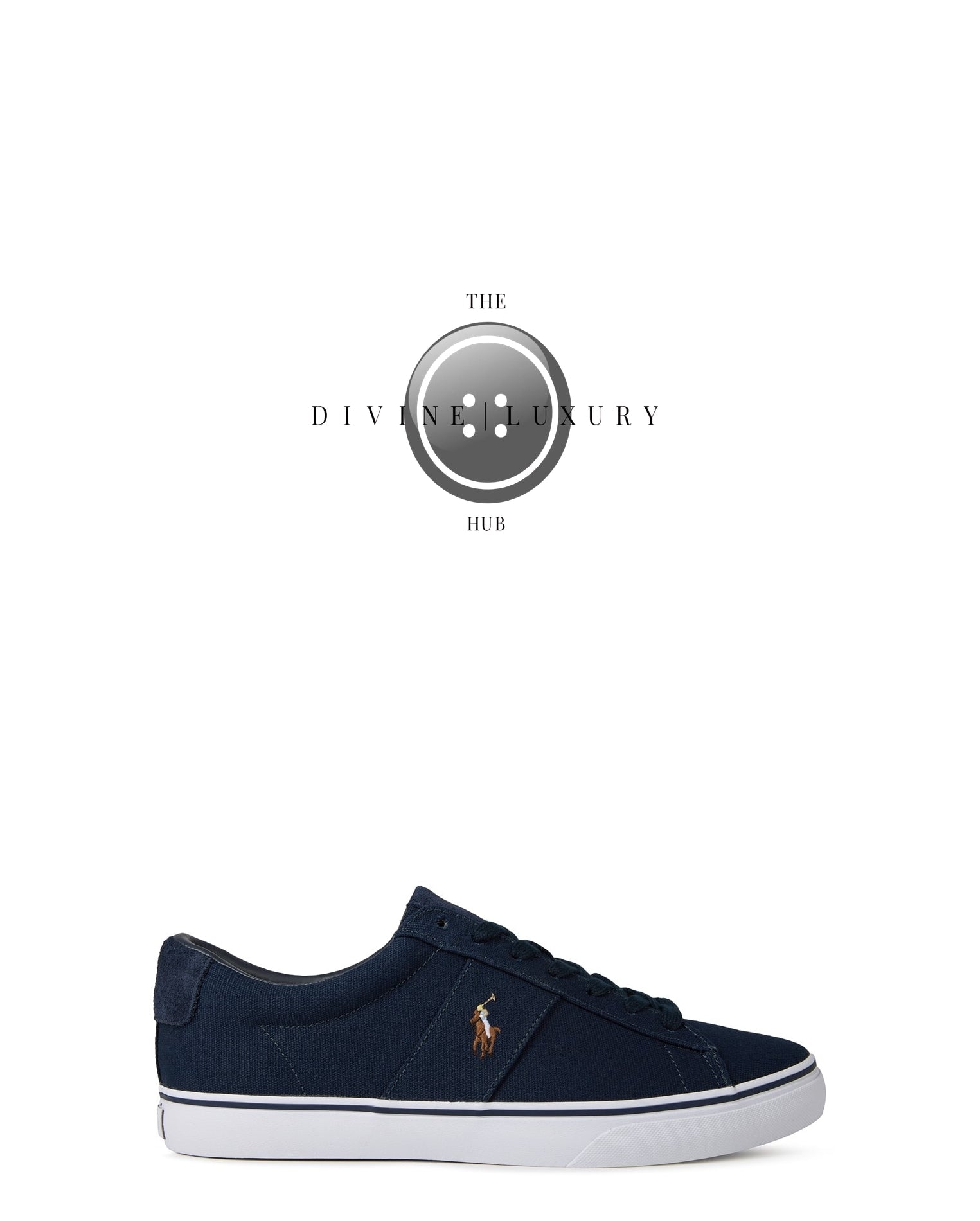 LUXURY HUB RALPH LAUREN CANVAS TRAINERS