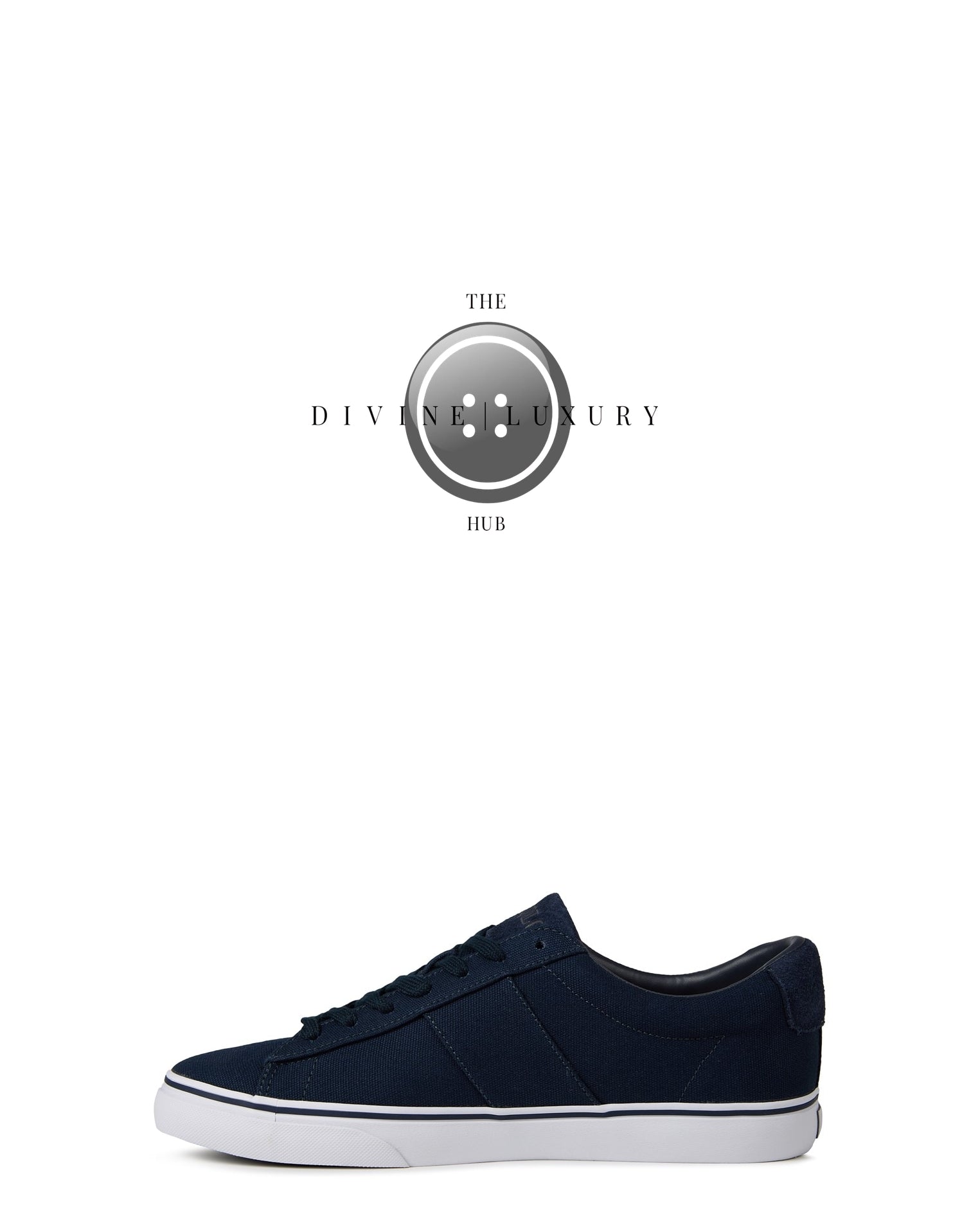 LUXURY HUB RALPH LAUREN CANVAS TRAINERS