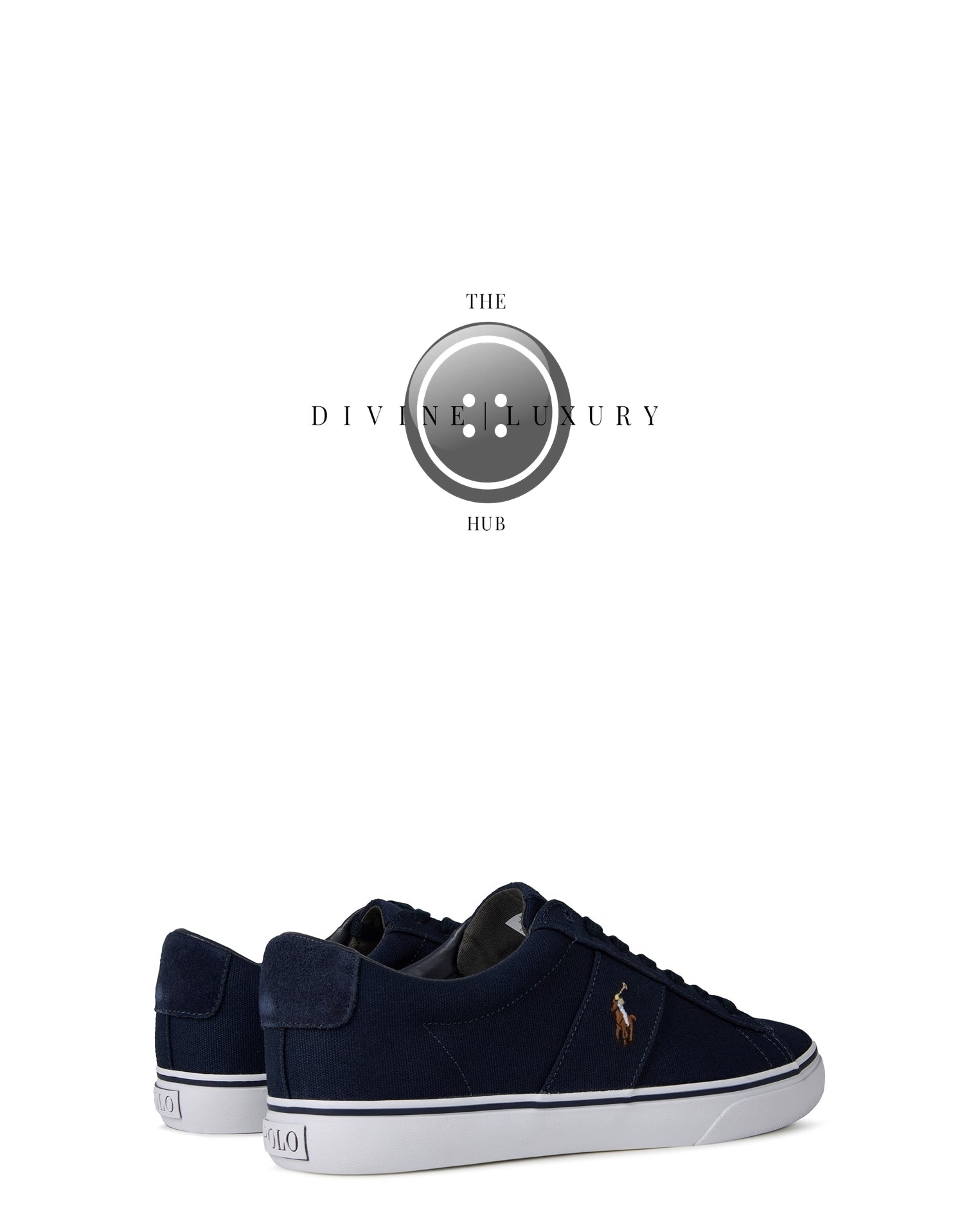 LUXURY HUB RALPH LAUREN CANVAS TRAINERS