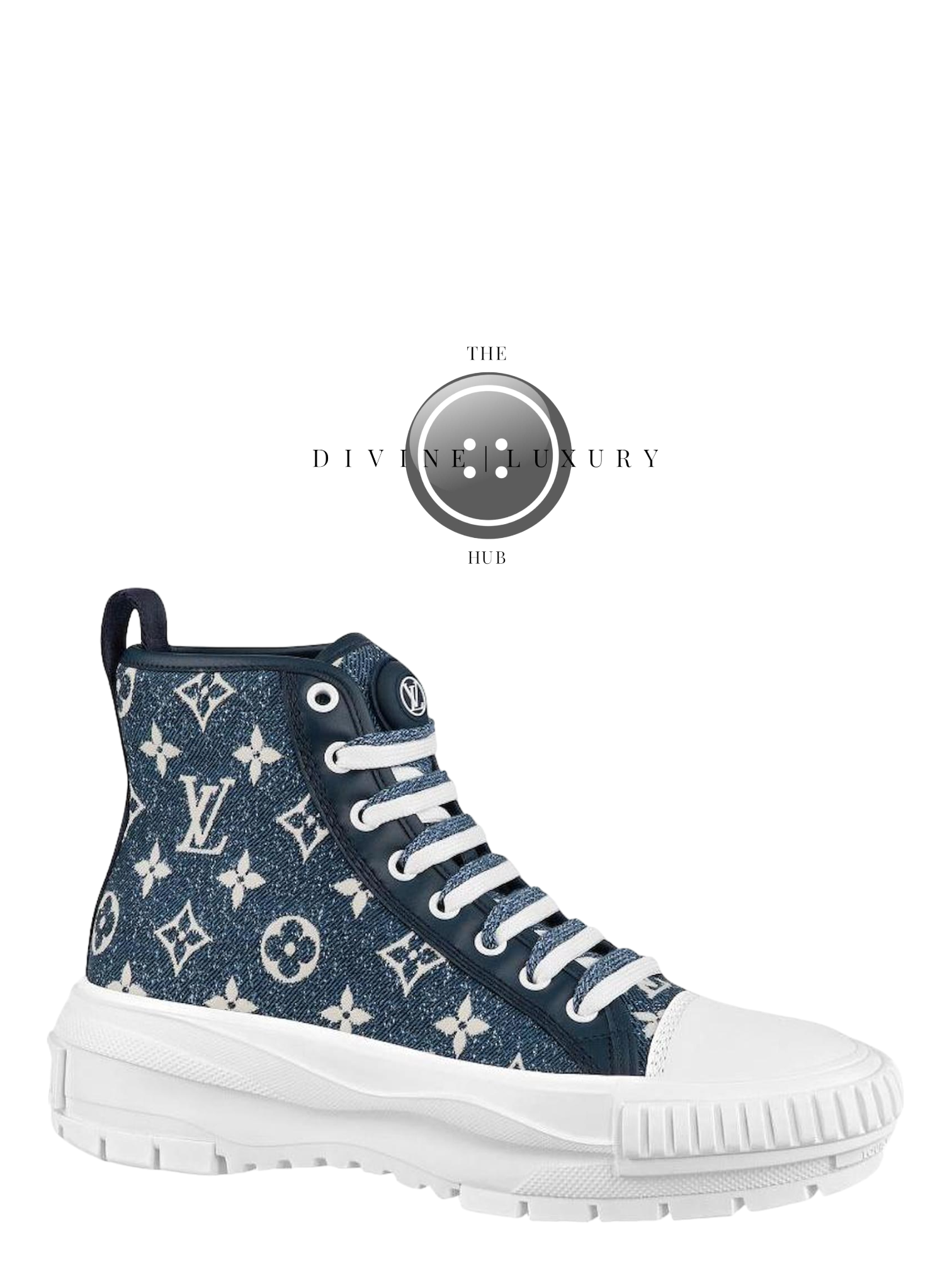 LUXURY HUB LOUIS VUITTON HIGH TOP SQAUD TRAINERS