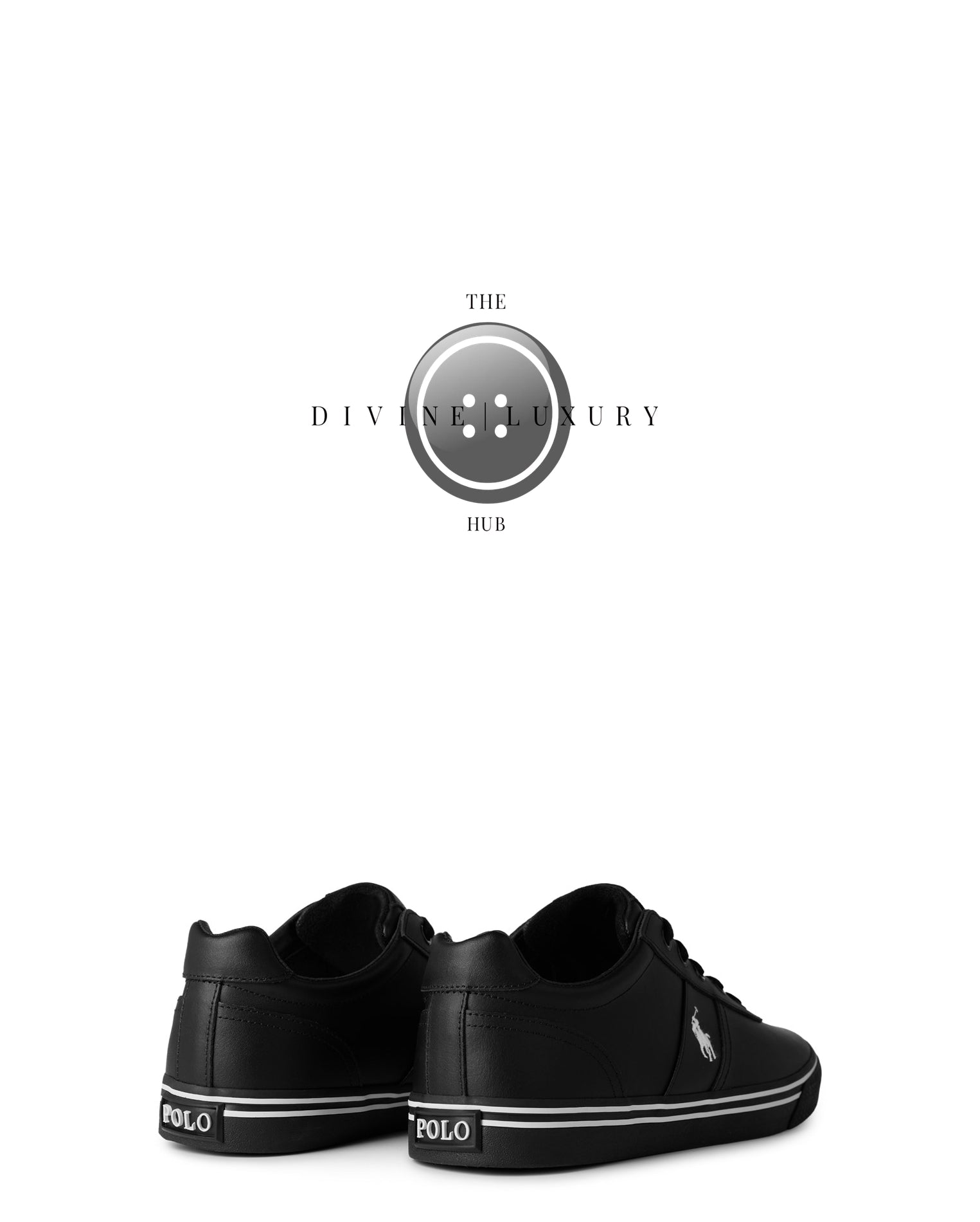 LUXURY HUB RALPH LAUREN HANFORD LOW TOP TRAINERS