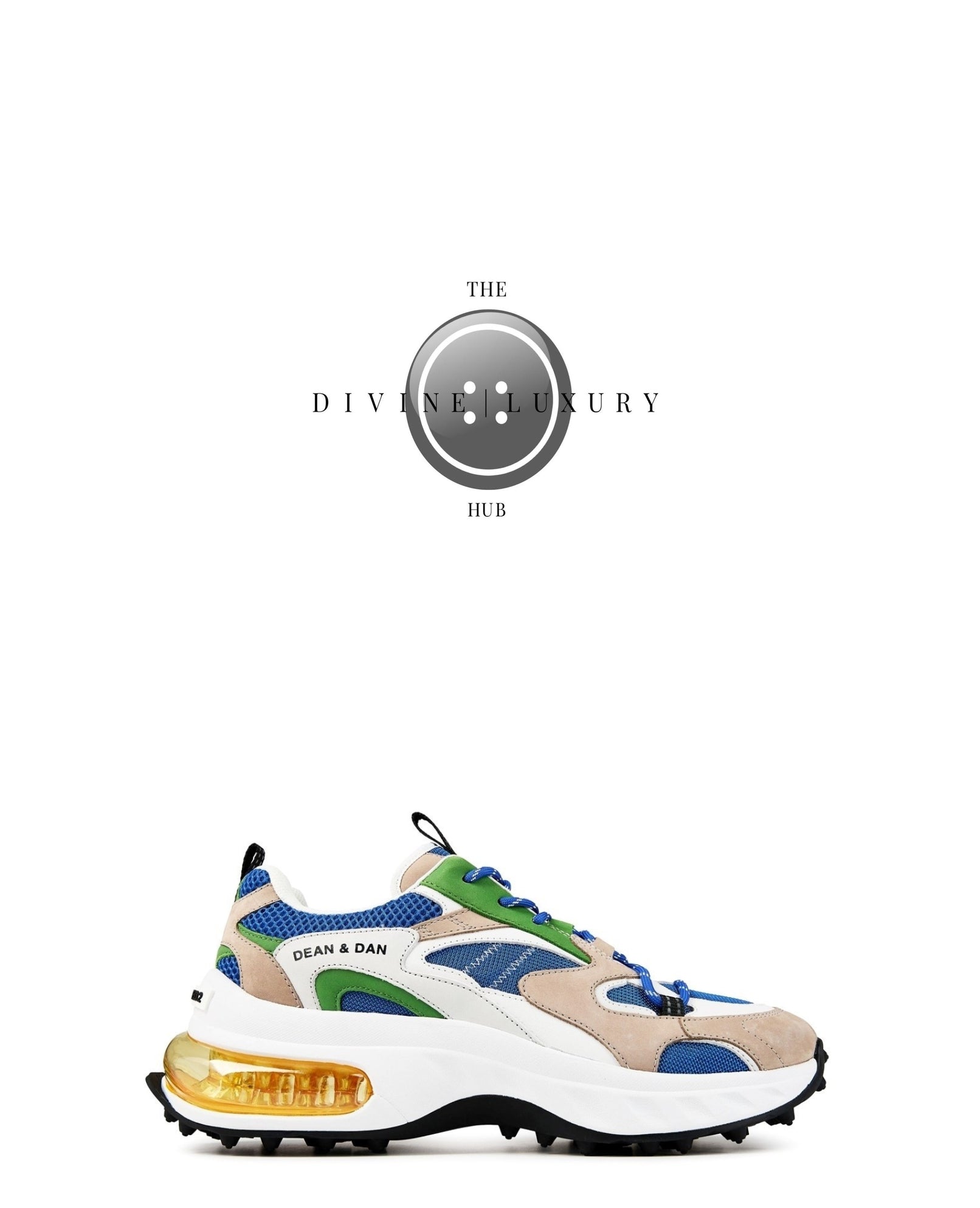 LUXURY HUB DSQUARED2 ULTRA BUBBLE CHUNKY TRAINERS