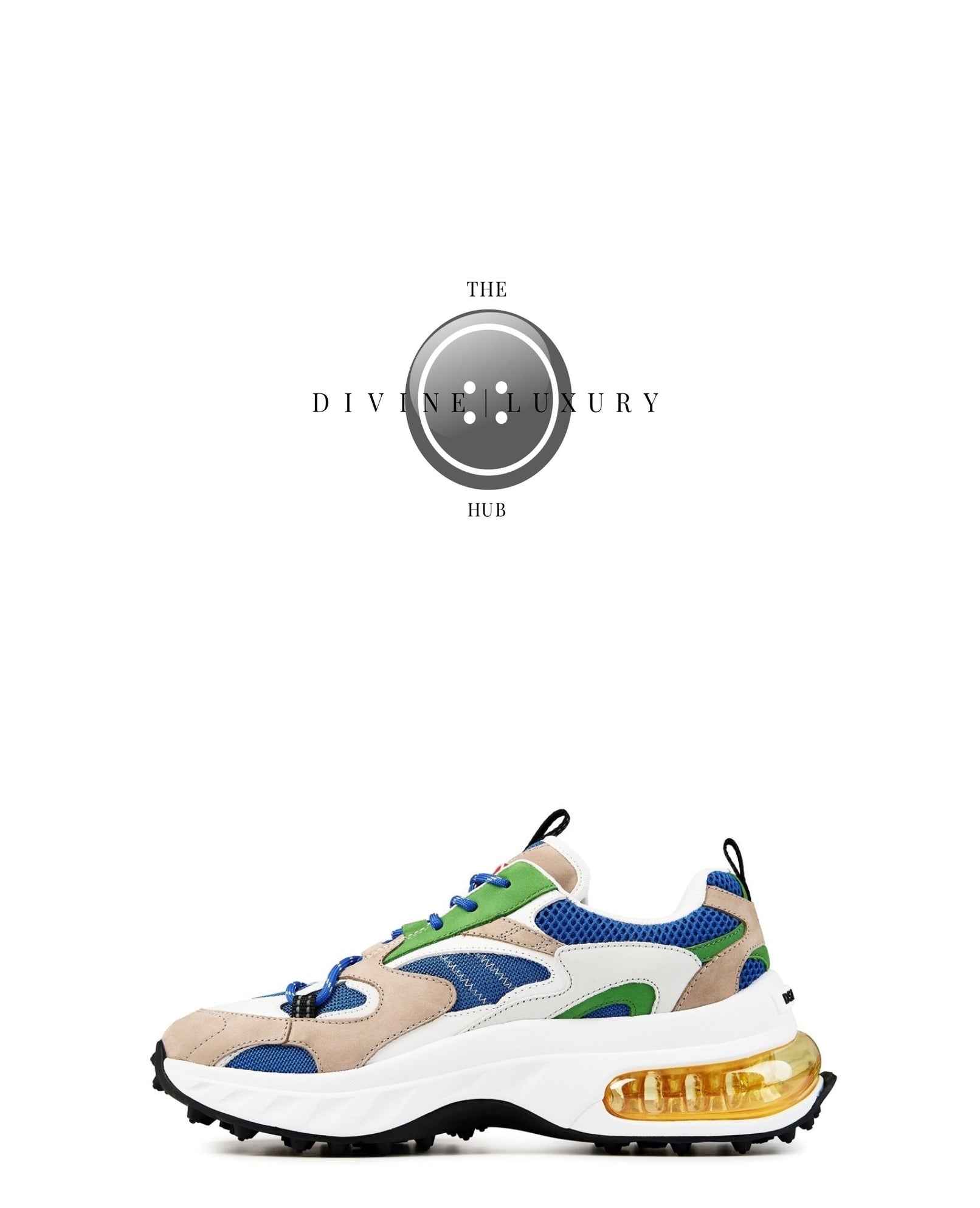 LUXURY HUB DSQUARED2 ULTRA BUBBLE CHUNKY TRAINERS