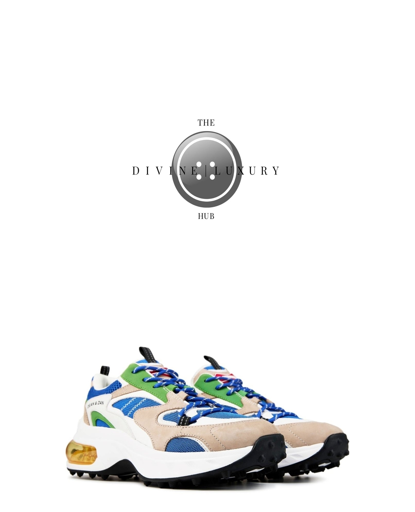 LUXURY HUB DSQUARED2 ULTRA BUBBLE CHUNKY TRAINERS