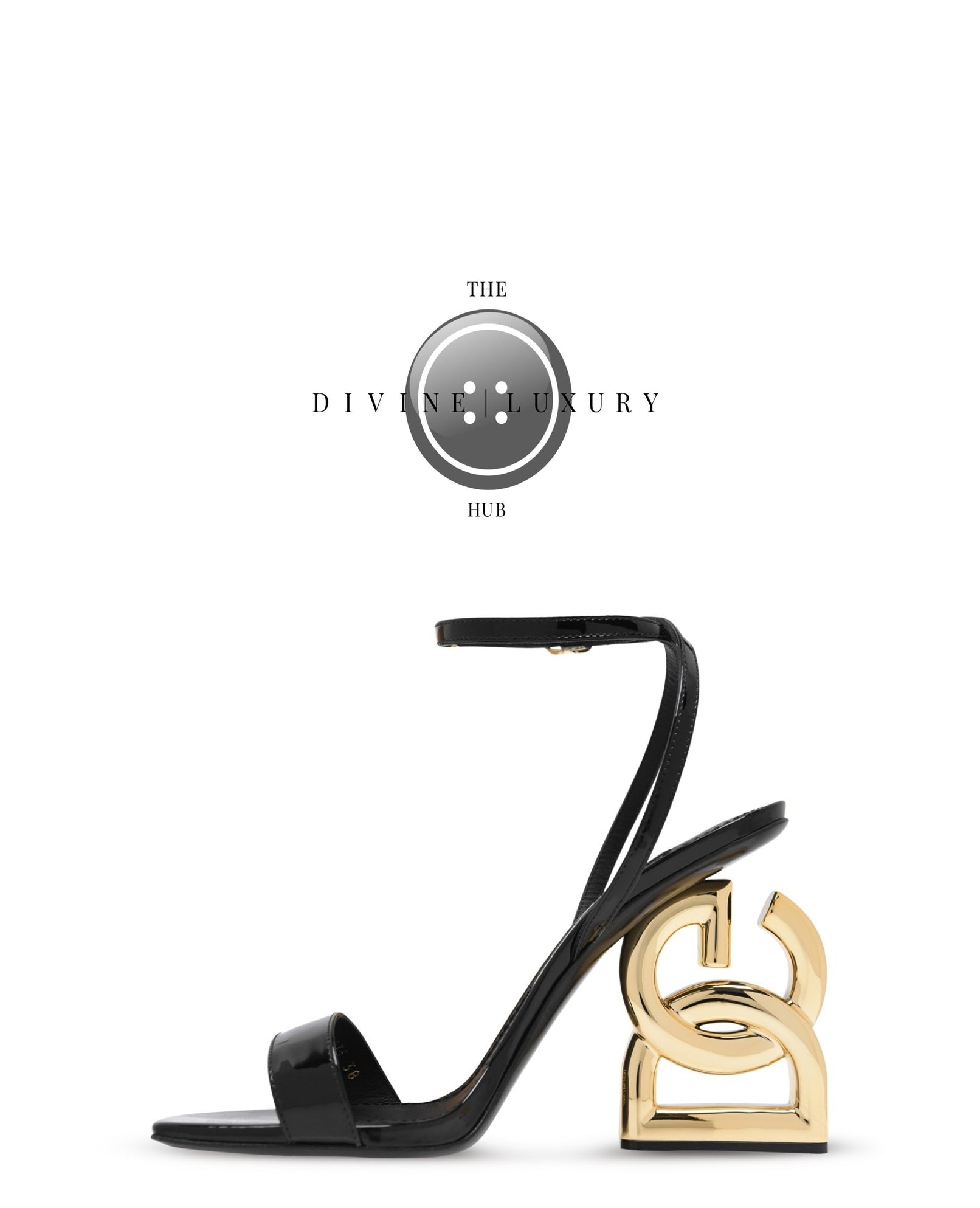 LUXURY HUB DOLCE AND GABBANA 90'S LOGO SANDAL