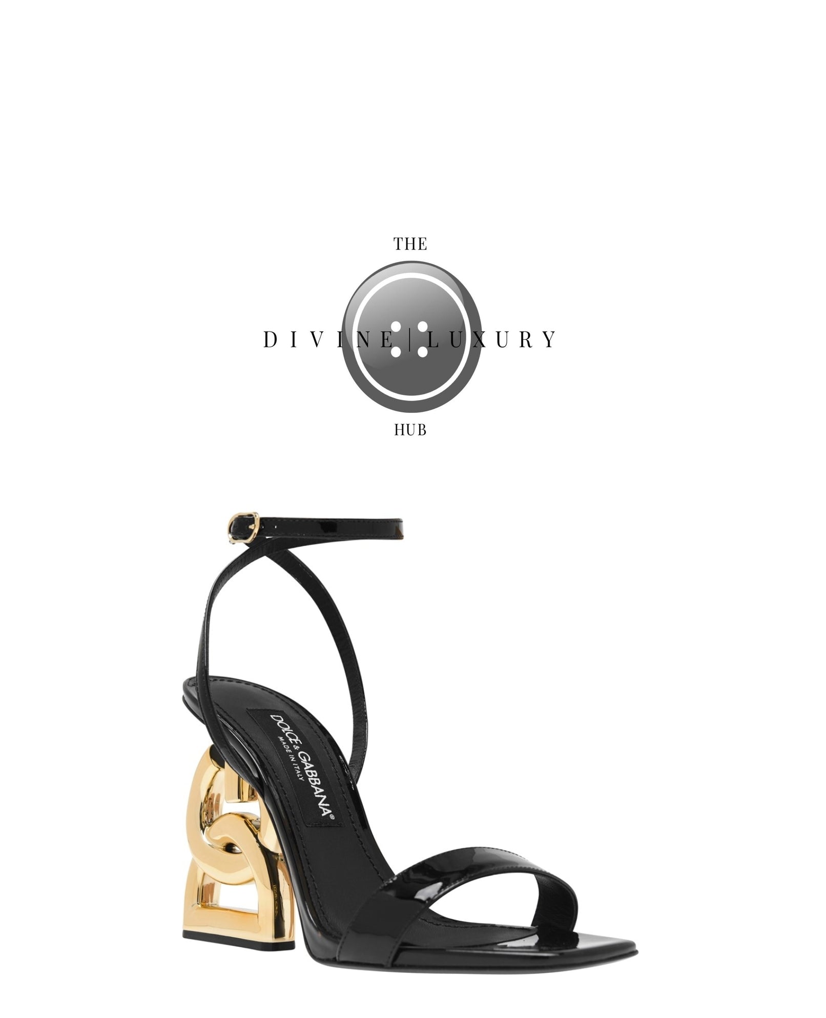 LUXURY HUB DOLCE AND GABBANA 90'S LOGO SANDAL