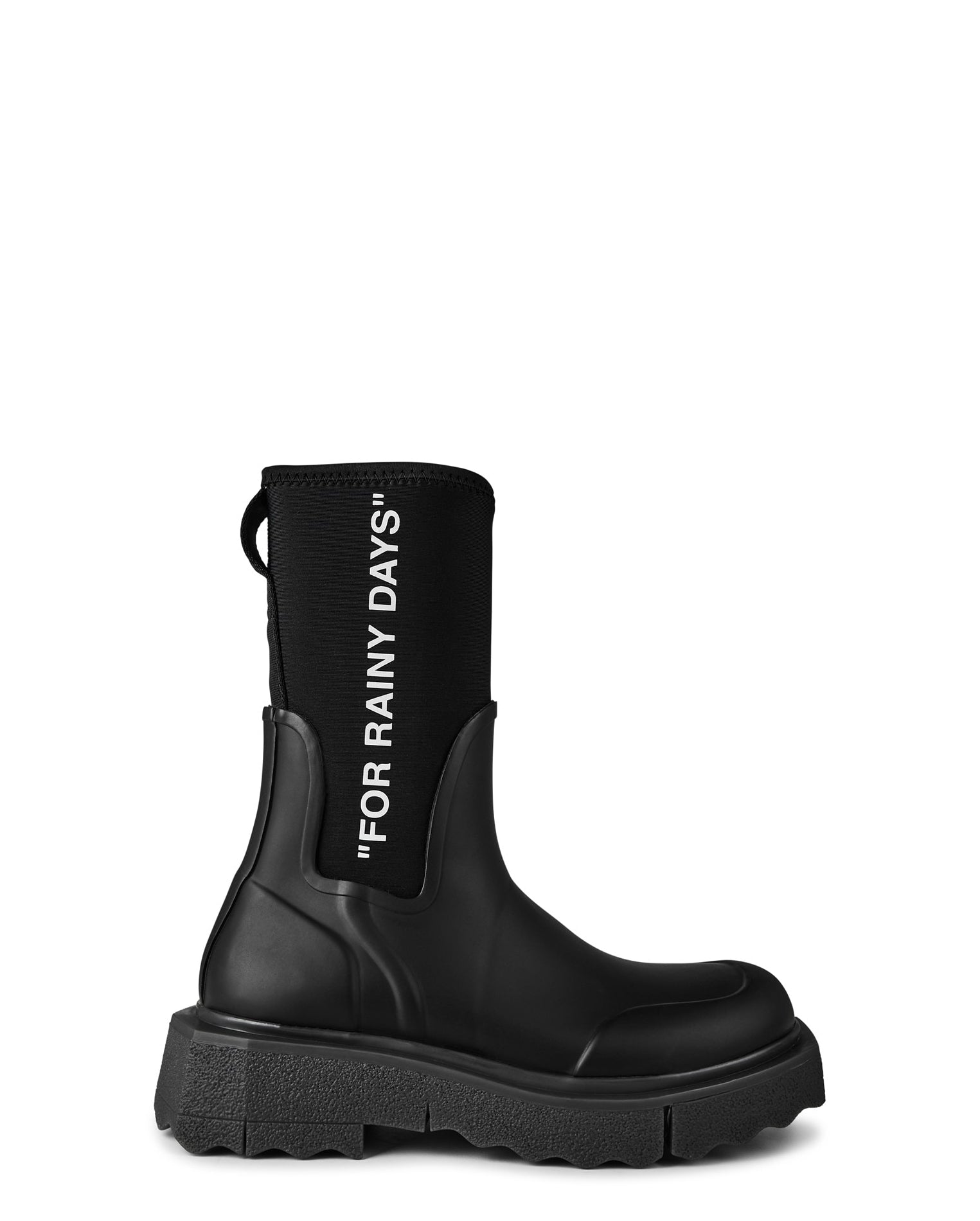 LUXURY HUB OFF WHITE OFF SPONGE BOOTS