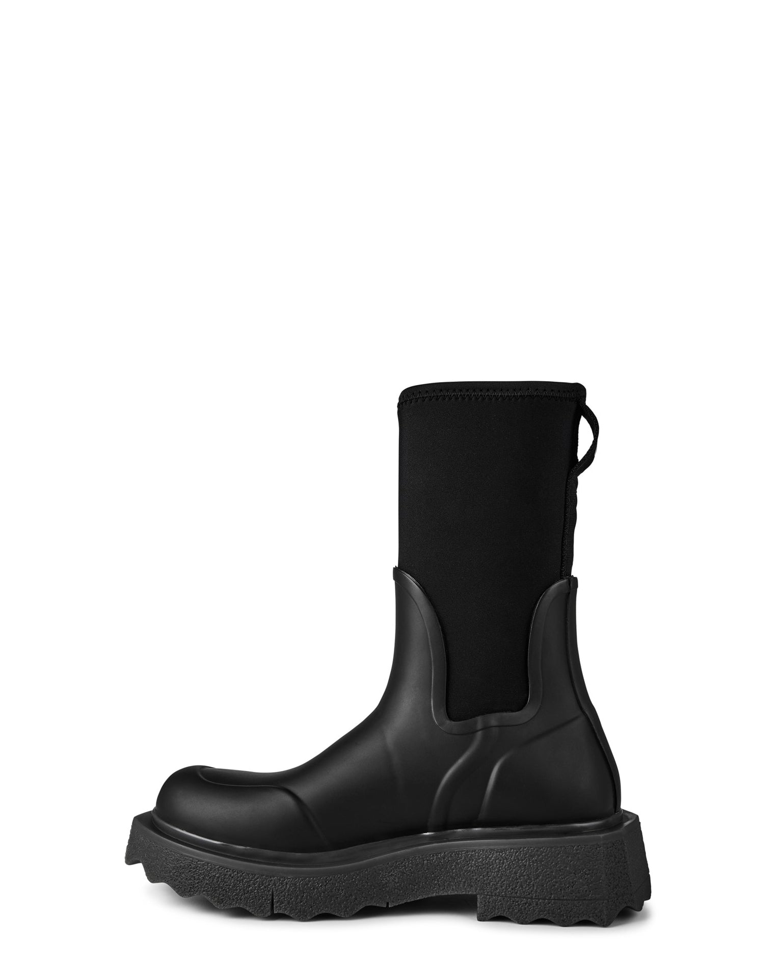 LUXURY HUB OFF WHITE OFF SPONGE BOOTS