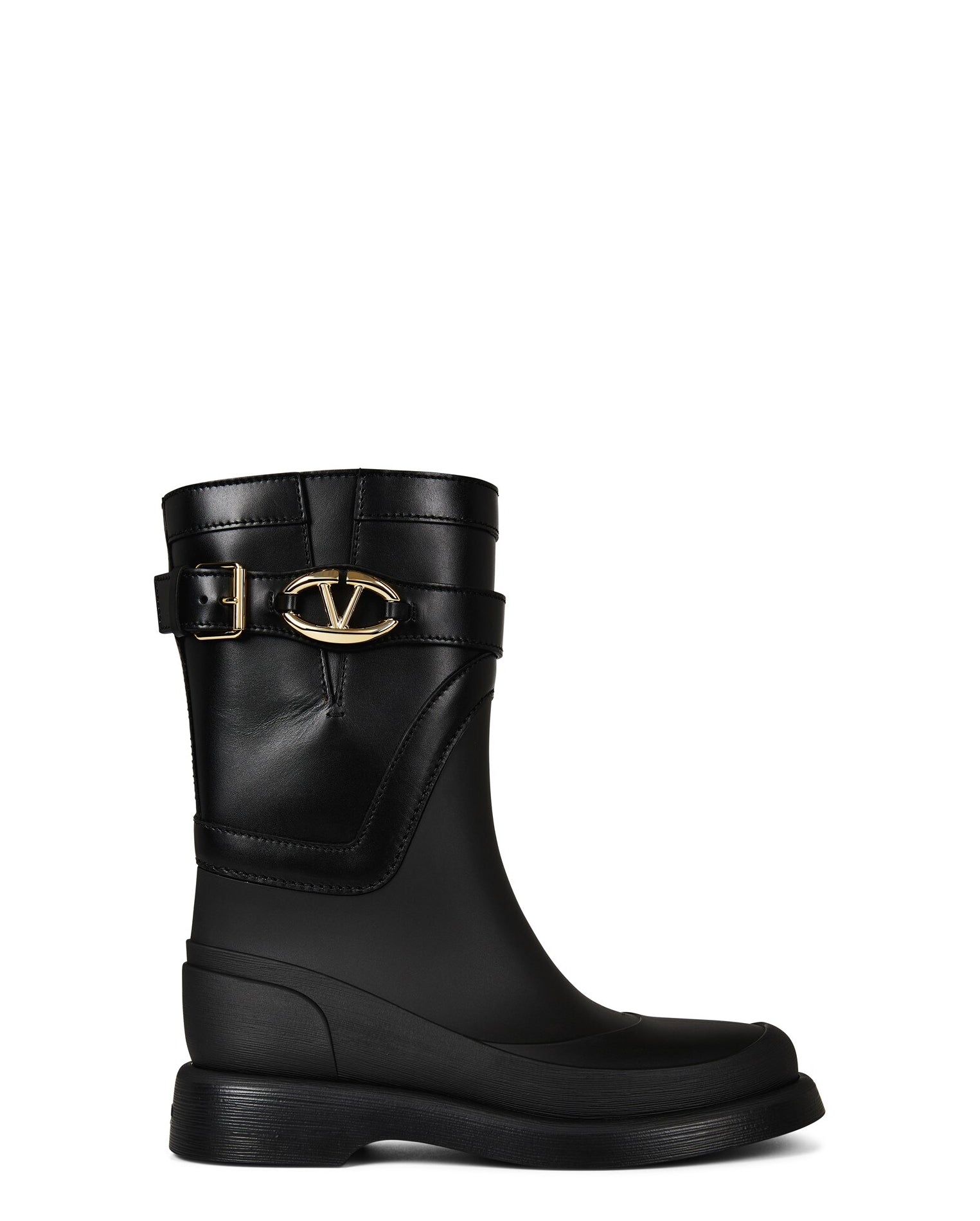 LUXURY HUB VALENTINO GARAVANI VLOGO ANKLE BOOTS