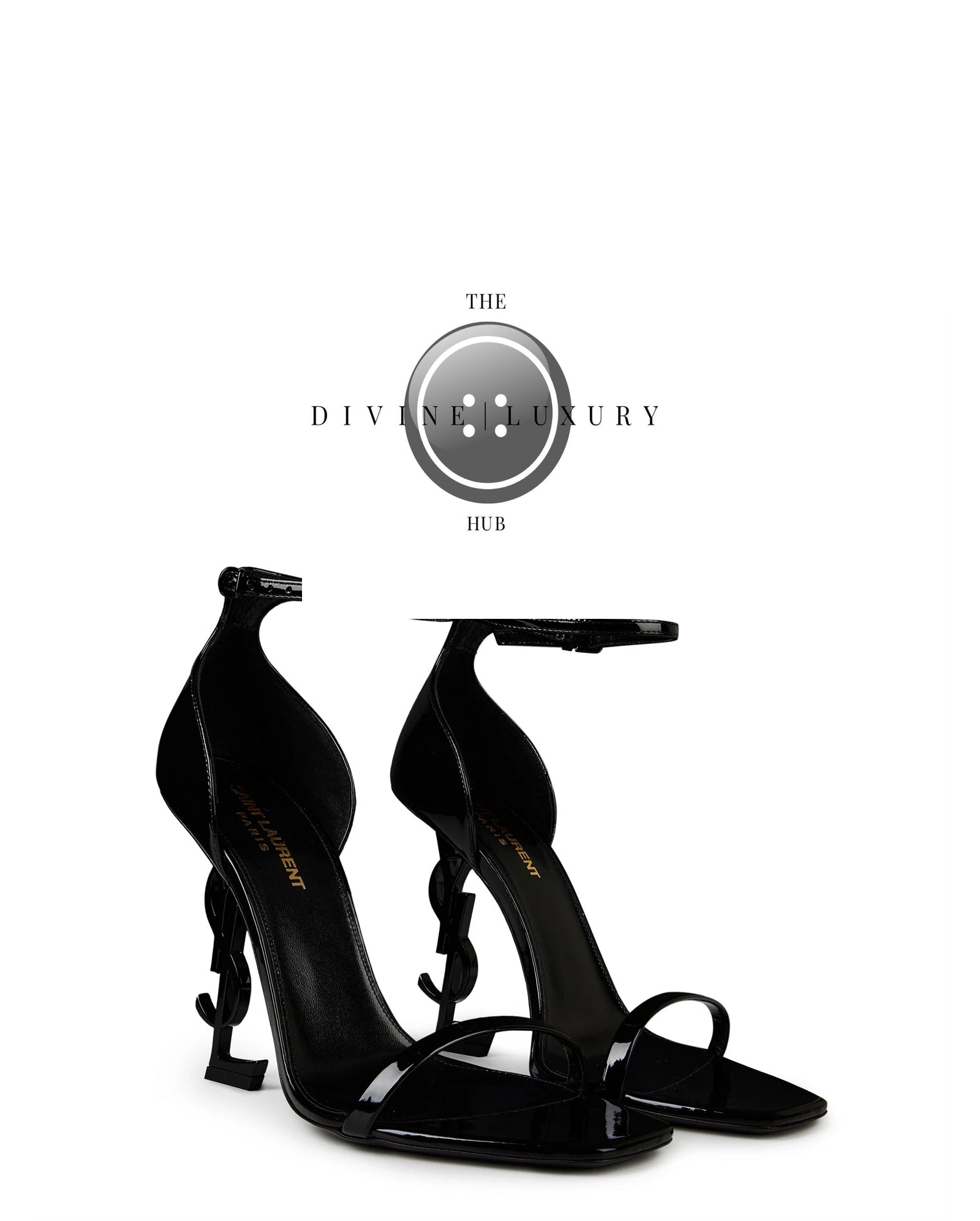 LUXURY HUB SAINT LAURENT OPYUM HEELED SANDALS