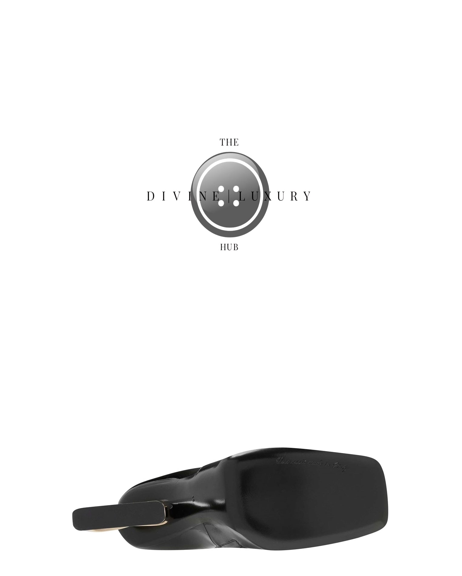 LUXURY HUB DOLCE AND GABBANA PATENT LOGO BOOT