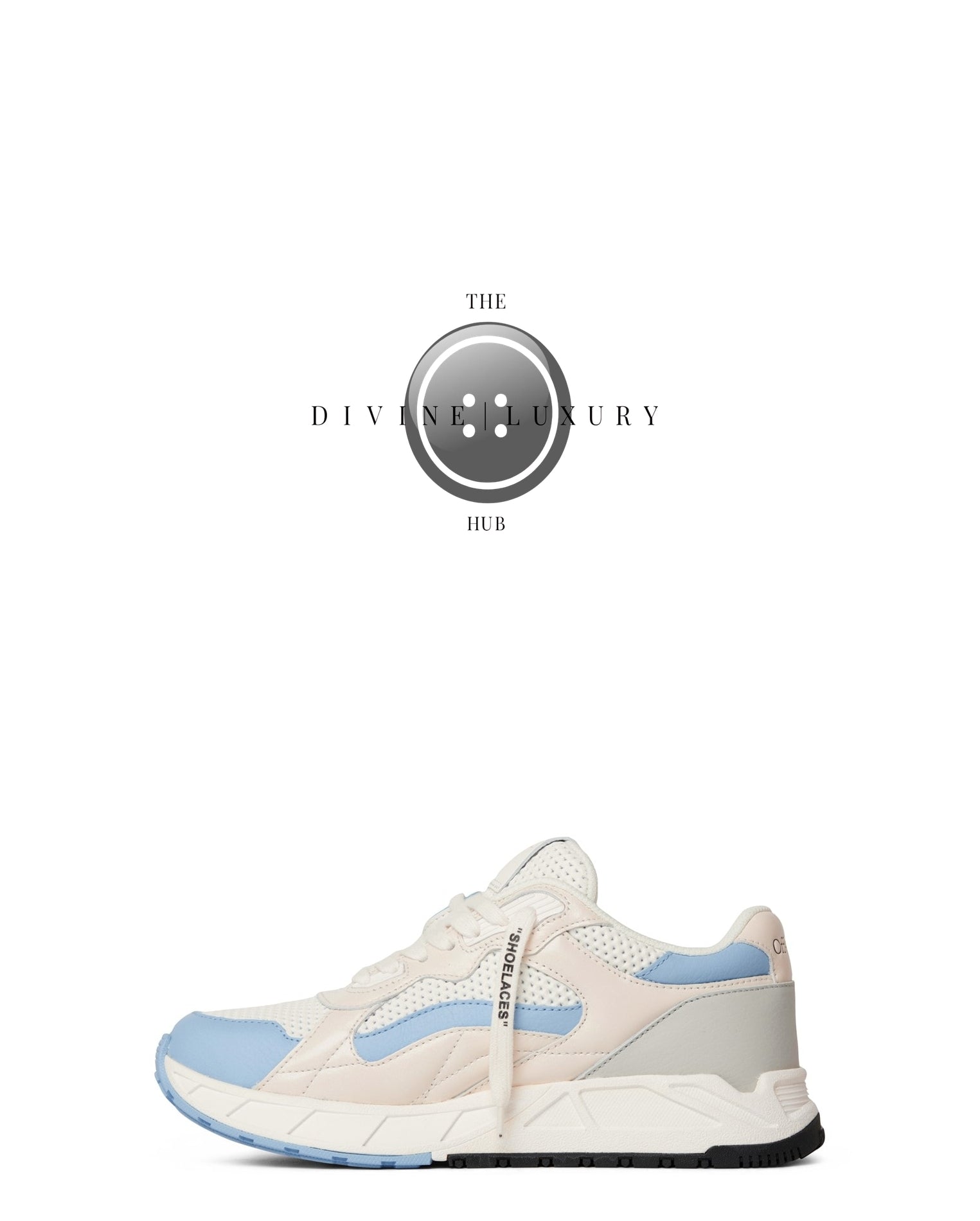 LUXURY HUB OFF WHITE RUNNER B LOW TRAINERS