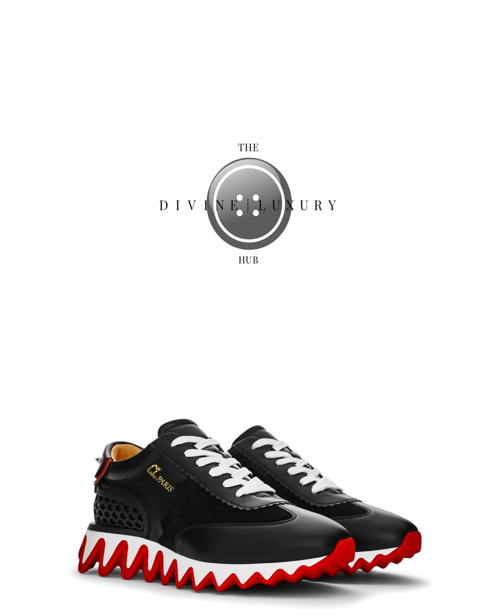 LUXURY HUB CHRISTIAN LOUBOUTIN LOUBISHARK TRAINERS