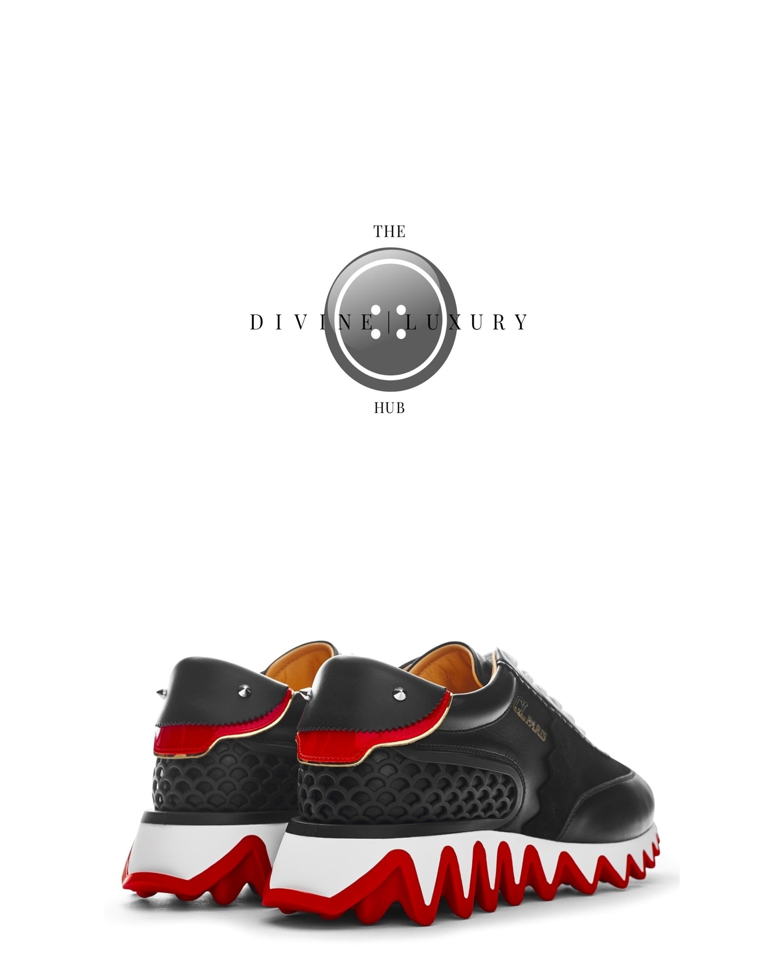LUXURY HUB CHRISTIAN LOUBOUTIN LOUBISHARK TRAINERS