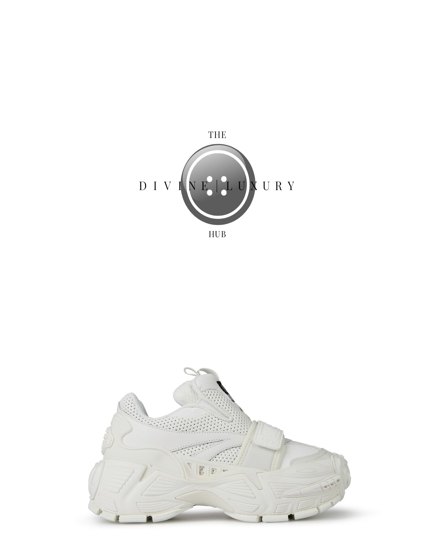 LUXURY HUB OFF WHITE GLOVE SLIP ON TRAINERS