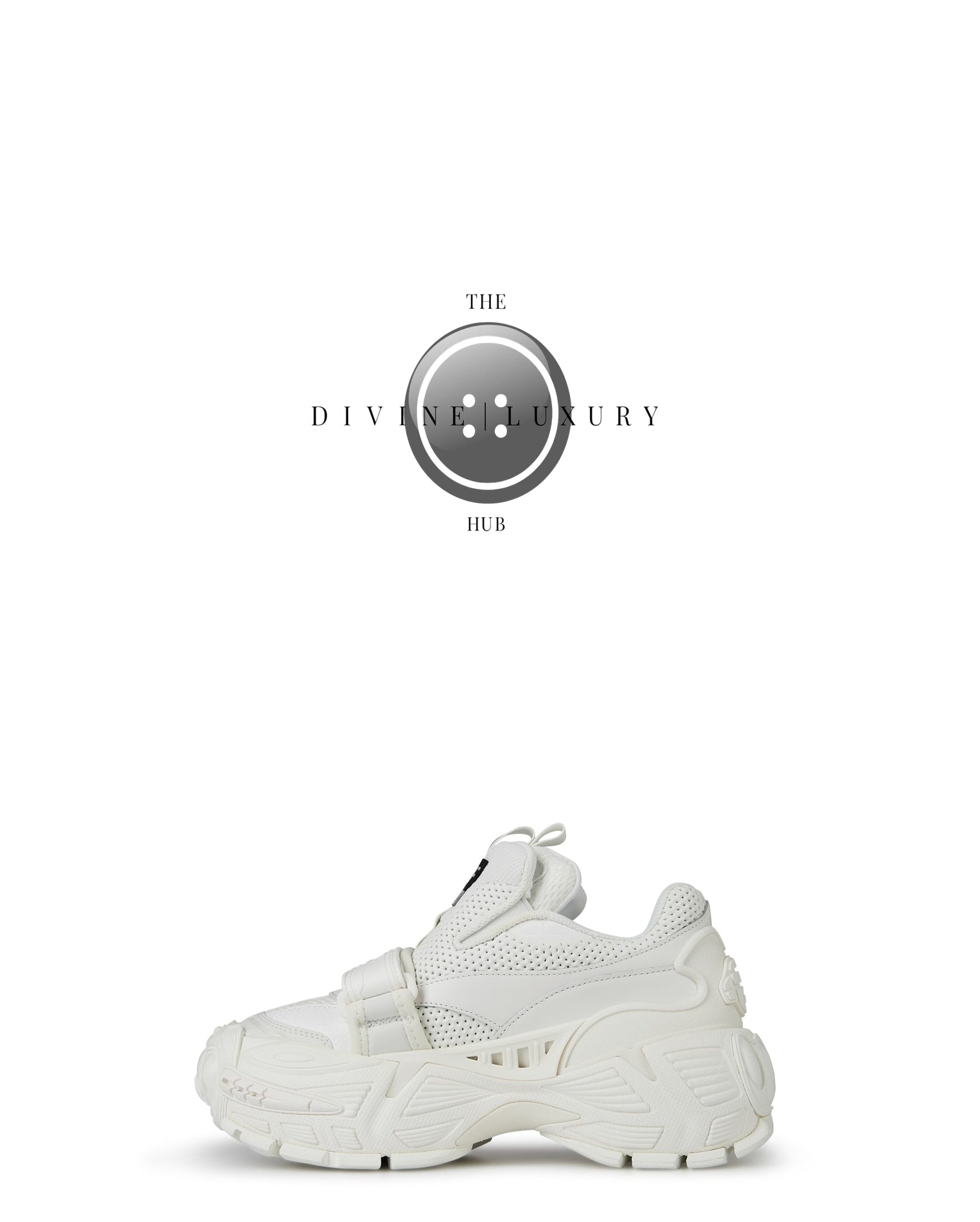 LUXURY HUB OFF WHITE GLOVE SLIP ON TRAINERS