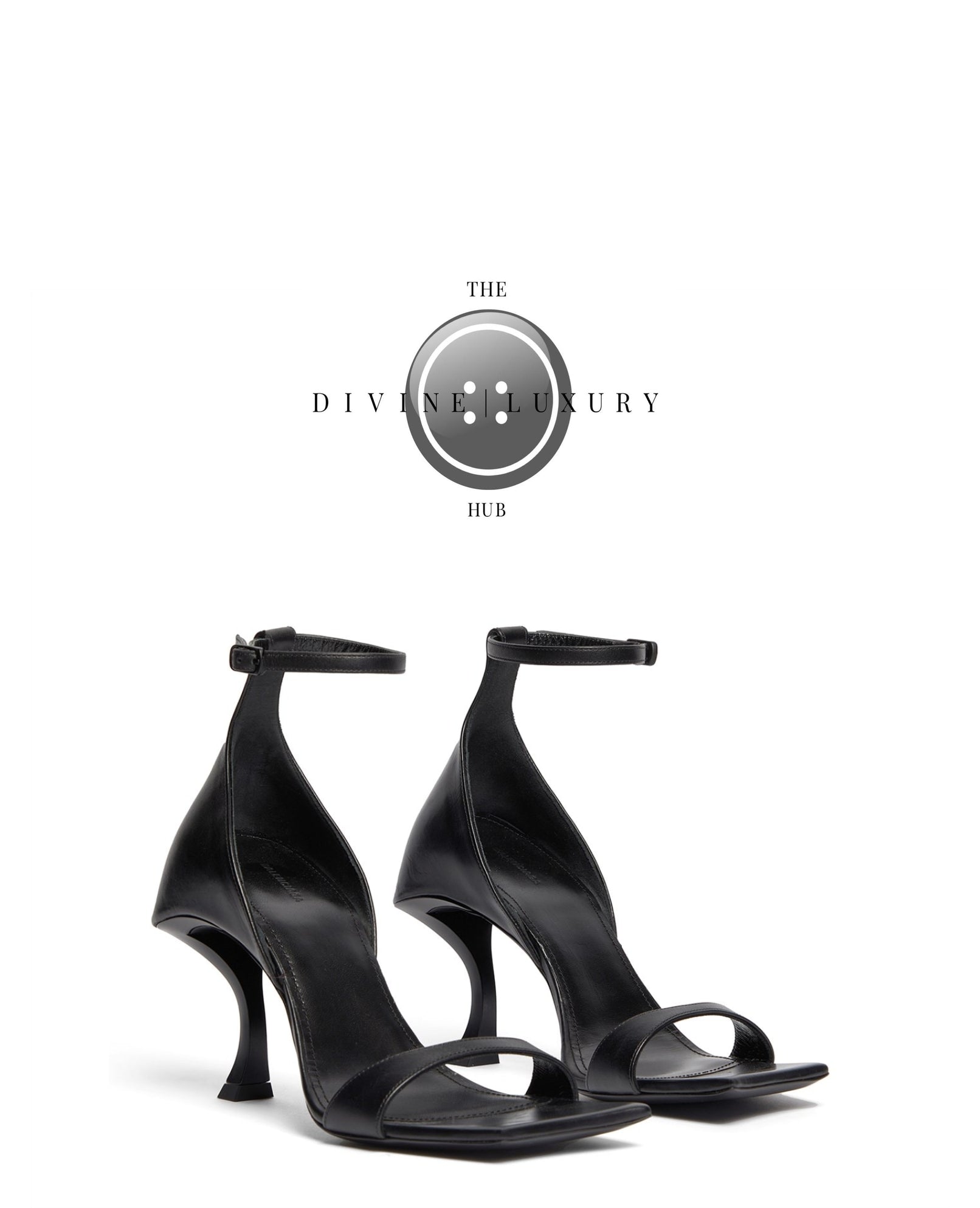 LUXURY HUB BALENCIAGA HOURGLASS HEELED SANDALS