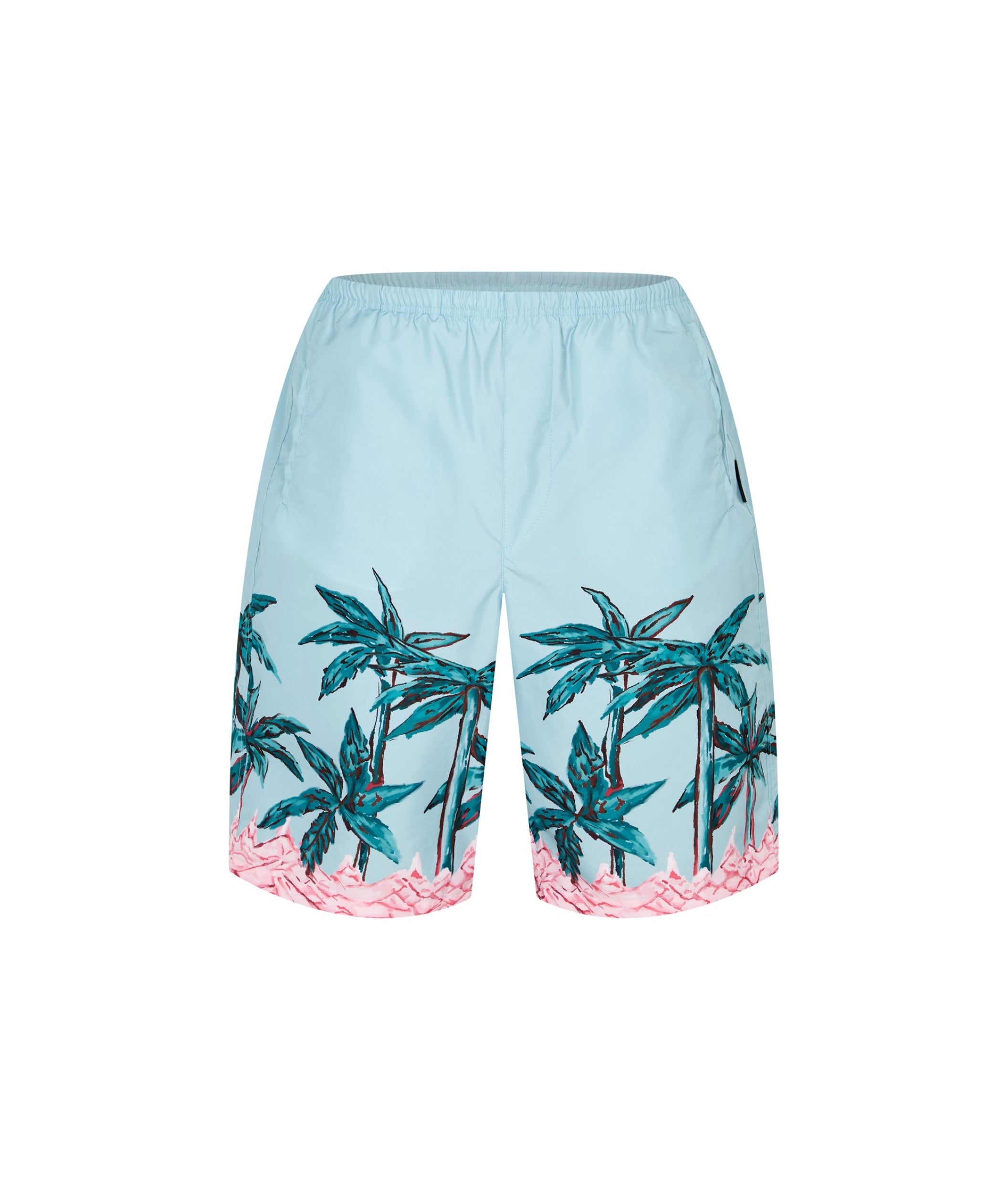 LUXURY HUB PALM ANGELS PALM SWIM SHORTS