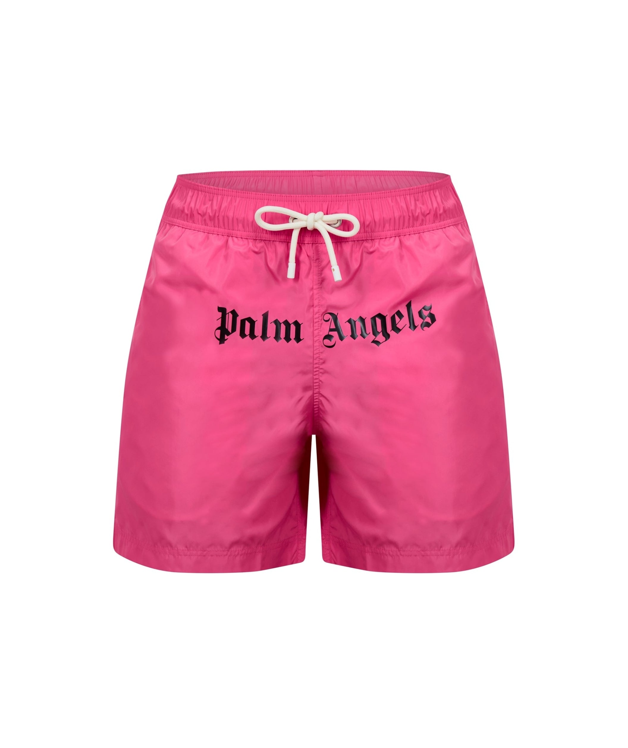 LUXURY HUB PALM ANGELS LOGO SWIM SHORTS