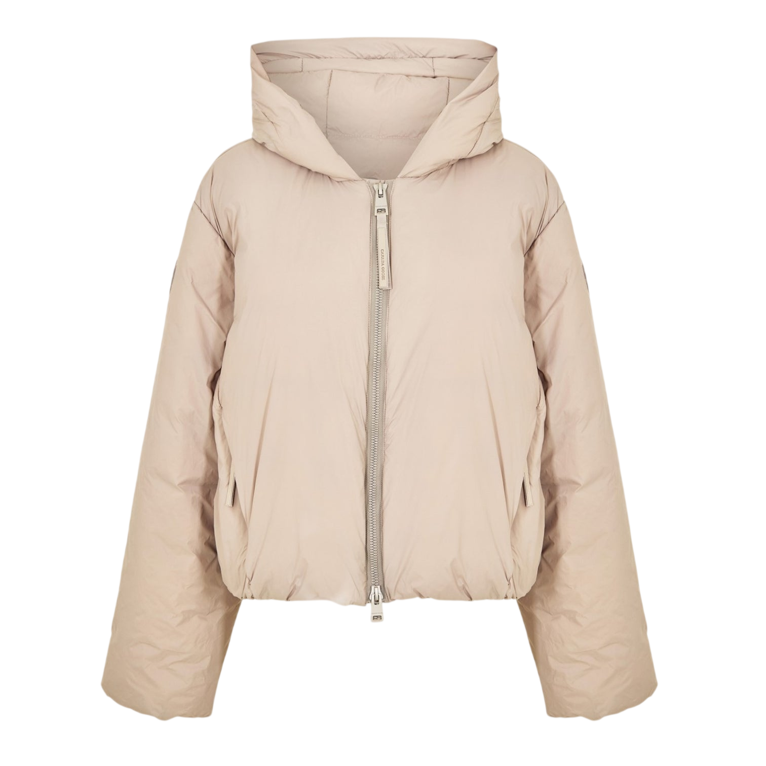 LUXURY HUB CANADA GOOSE WOMEN'S ELBA INSULATED WATER RESISTANT CROPPED SHORT PUFFER JACKET