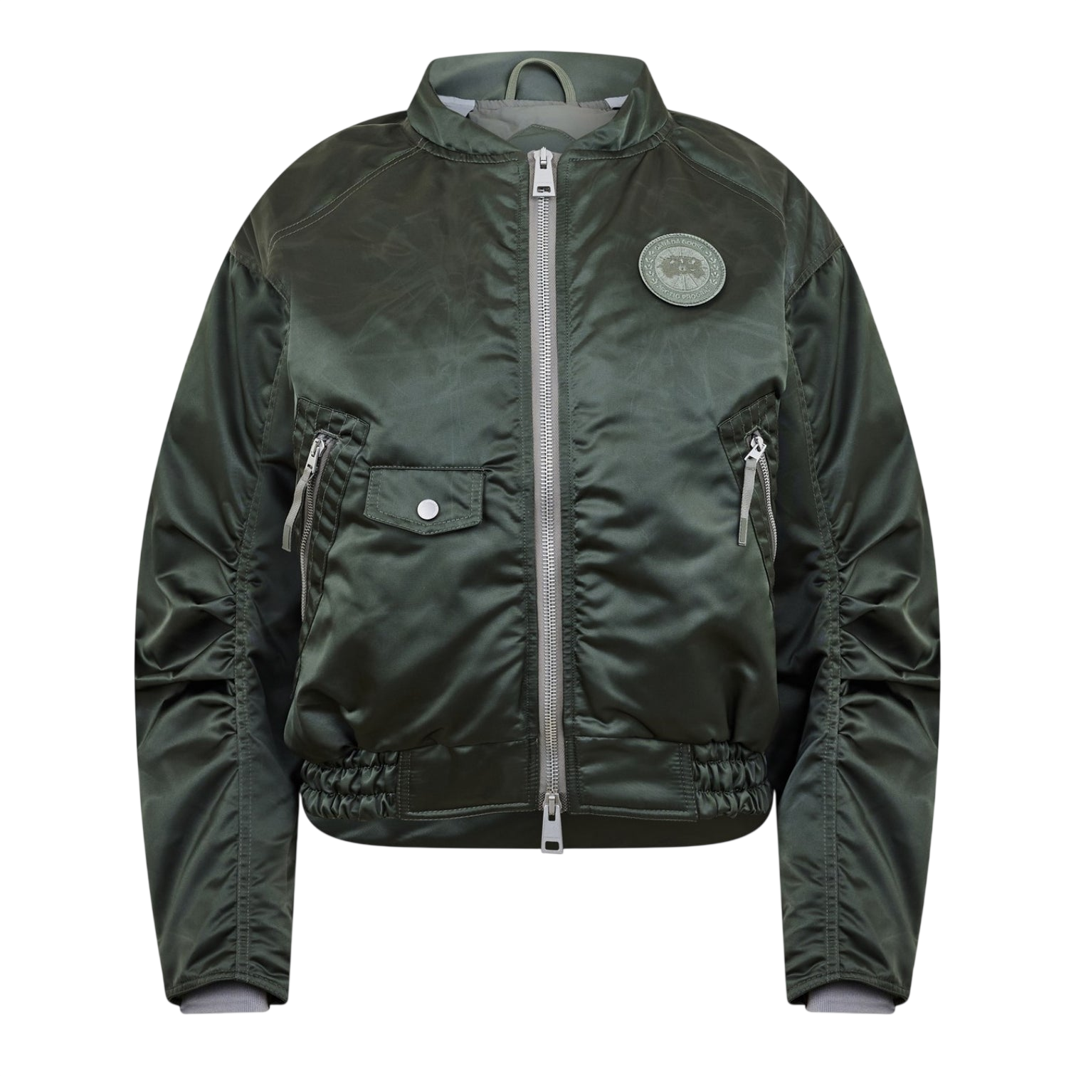 LUXURY HUB CANADA GOOSE WOMEN'S JADE WATER RESISTANT BOMBER JACKET