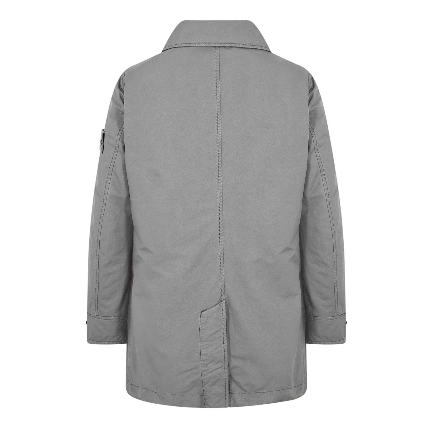 LUXURY HUB STONE ISLAND GHOST MEN'S GHOST WEATHER RESISTANT PEACOAT