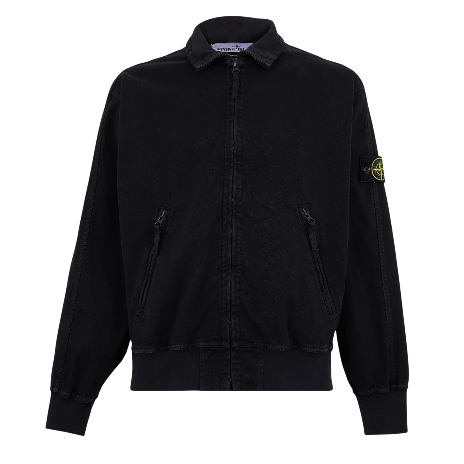 LUXURY HUB STONE ISLAND MEN'S OVERSIZED TRACK JACKET COTTON LONG SLEEVE OVERSIZED FIT BOMBER JACKET