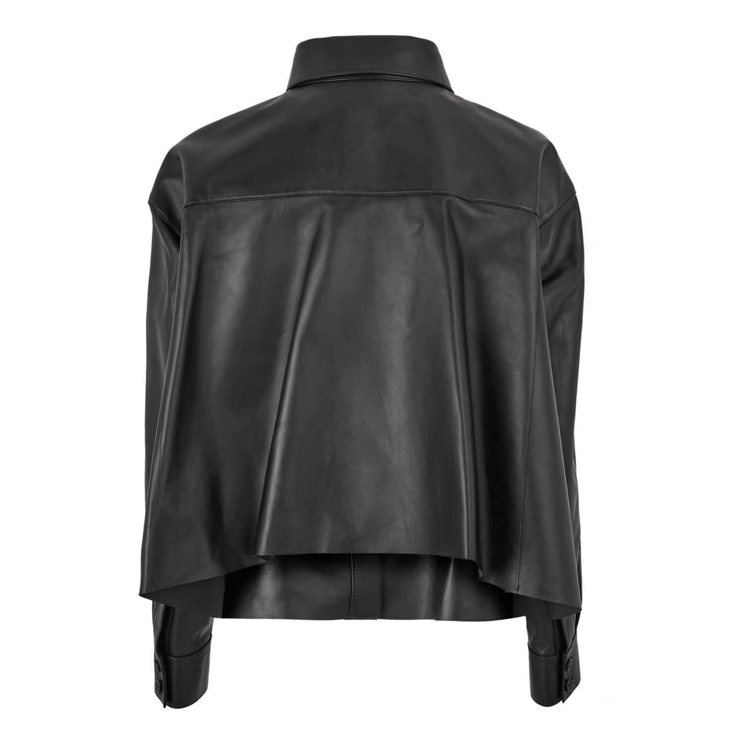 LUXURY HUB ALEXANDER MCQUEEN WOMEN'S ALEX SOFT LONG SLEEVE PLAIN SHIRT