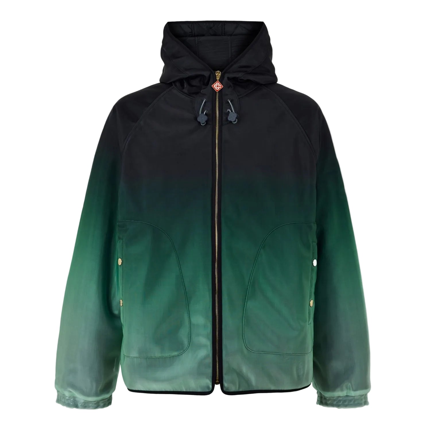 LUXURY HUB CASABLANCA MEN'S GRADIENT LIGHTWEIGHT WINDBREAKER