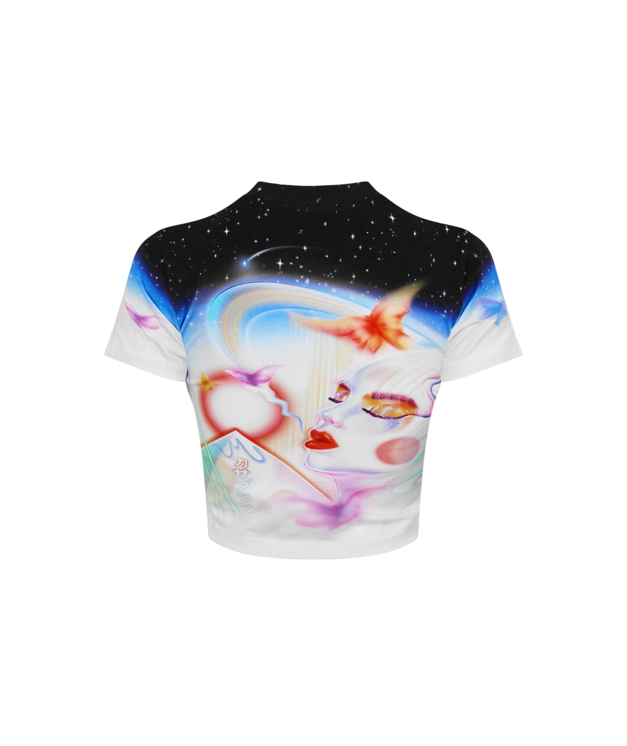 LUXURY HUB CASABLANCA WOMEN'S CASA GALACTIC BABY TEE