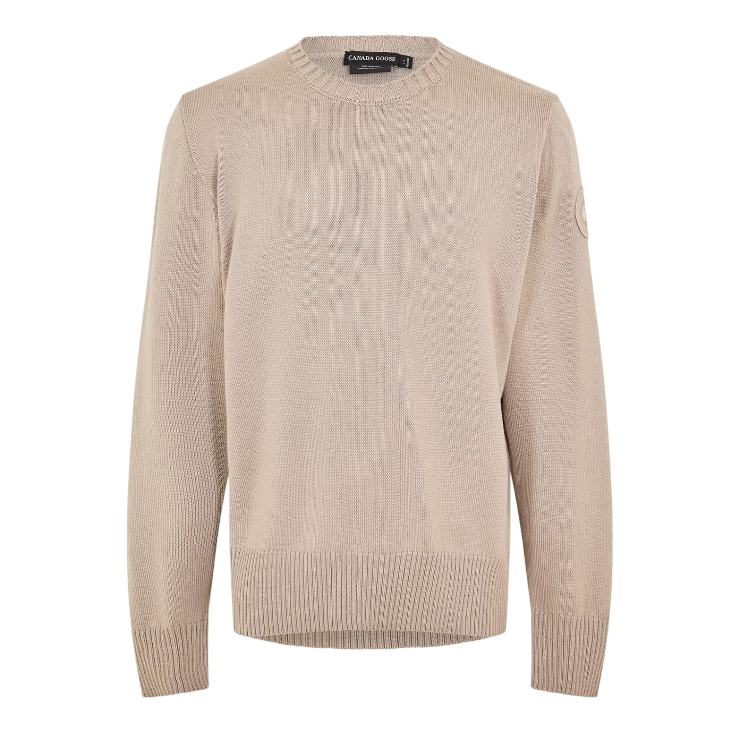 LUXURY HUB CANADA GOOSE MEN'S THERMAL TAILORED FIT CREW NECK JUMPER