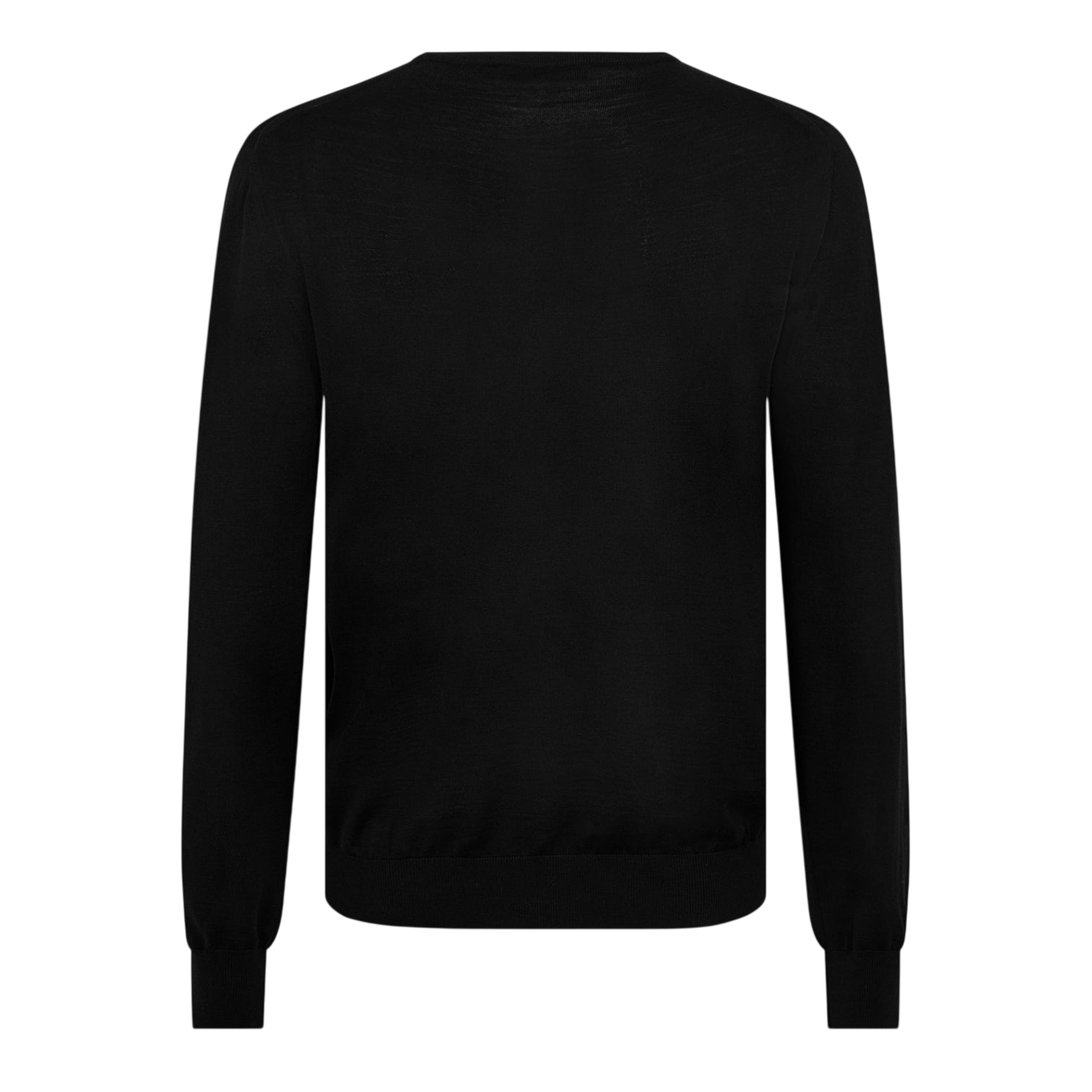 LUXURY HUB PRADA MEN'S FINE KNIT TAILORED FIT CREW NECK JUMPER