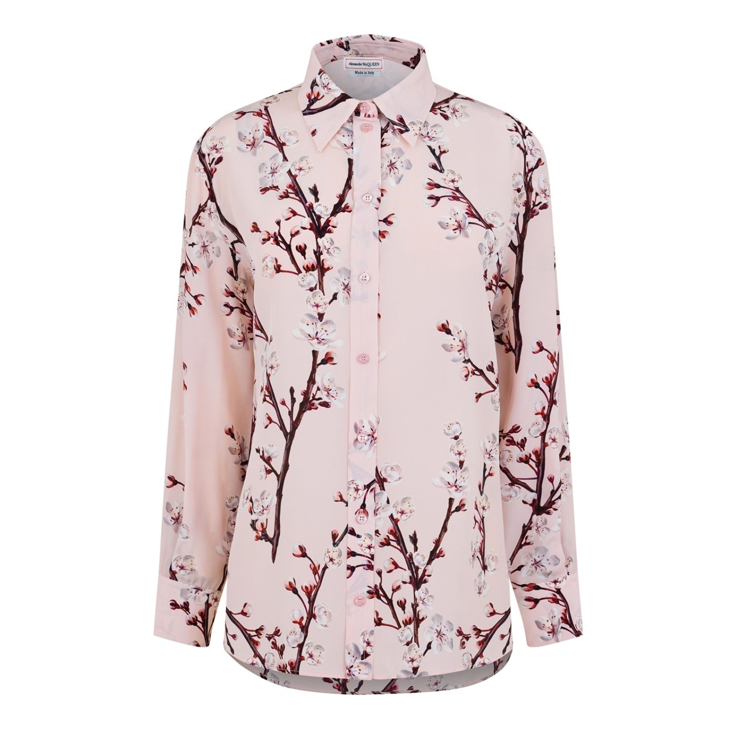 LUXURY HUB ALEXANDER MCQUEEN BLOSSOM CLASSIC SHIRT