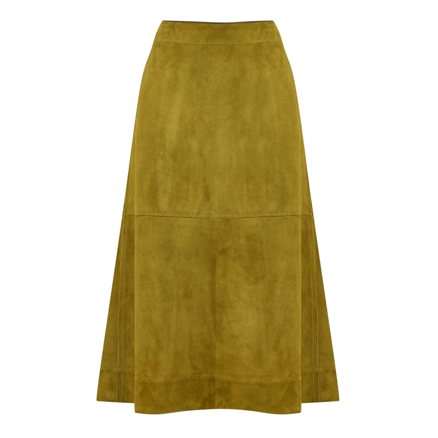 LUXURY HUB BOTTEGA VENETA SUEDE LEATHER SKIRT