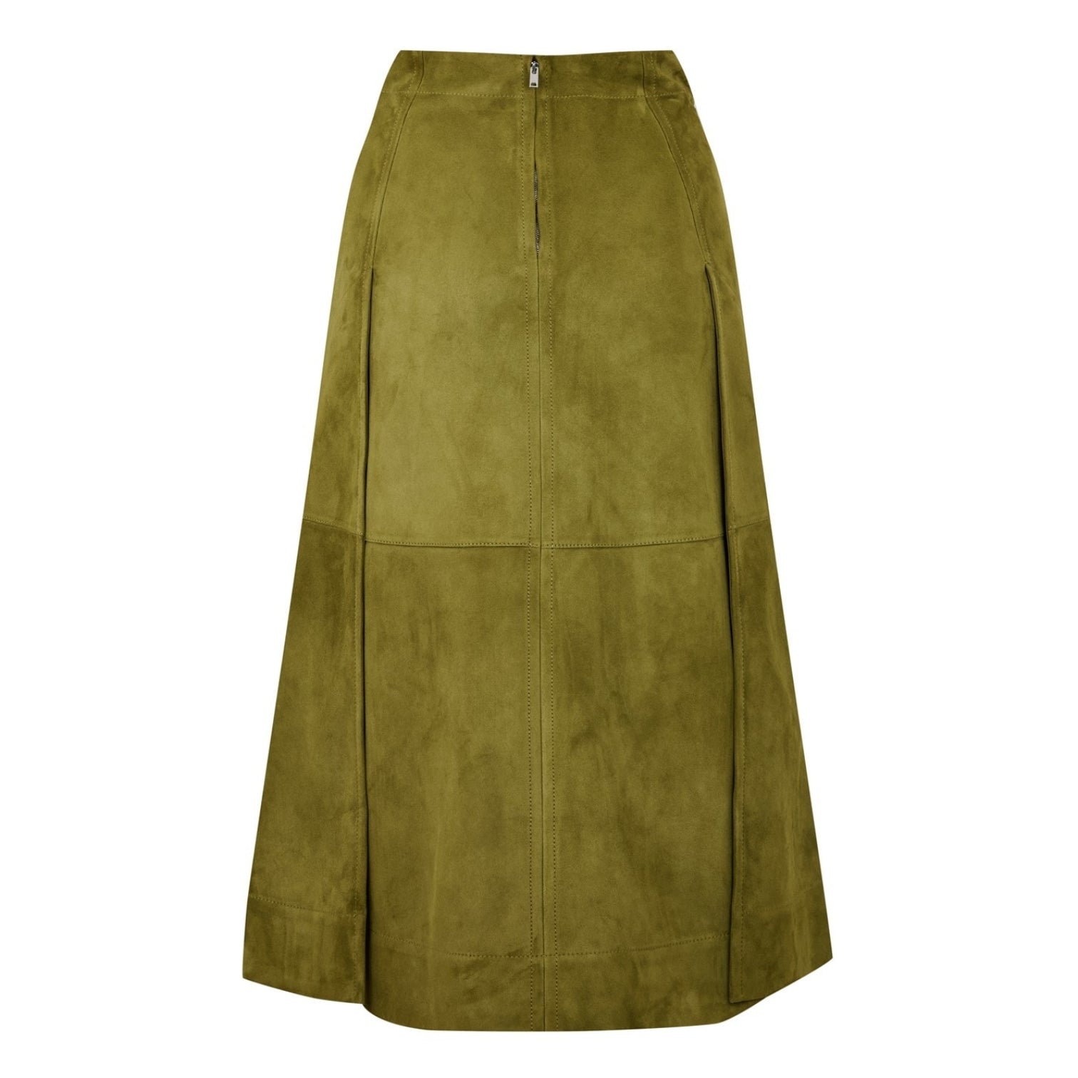 LUXURY HUB BOTTEGA VENETA SUEDE LEATHER SKIRT