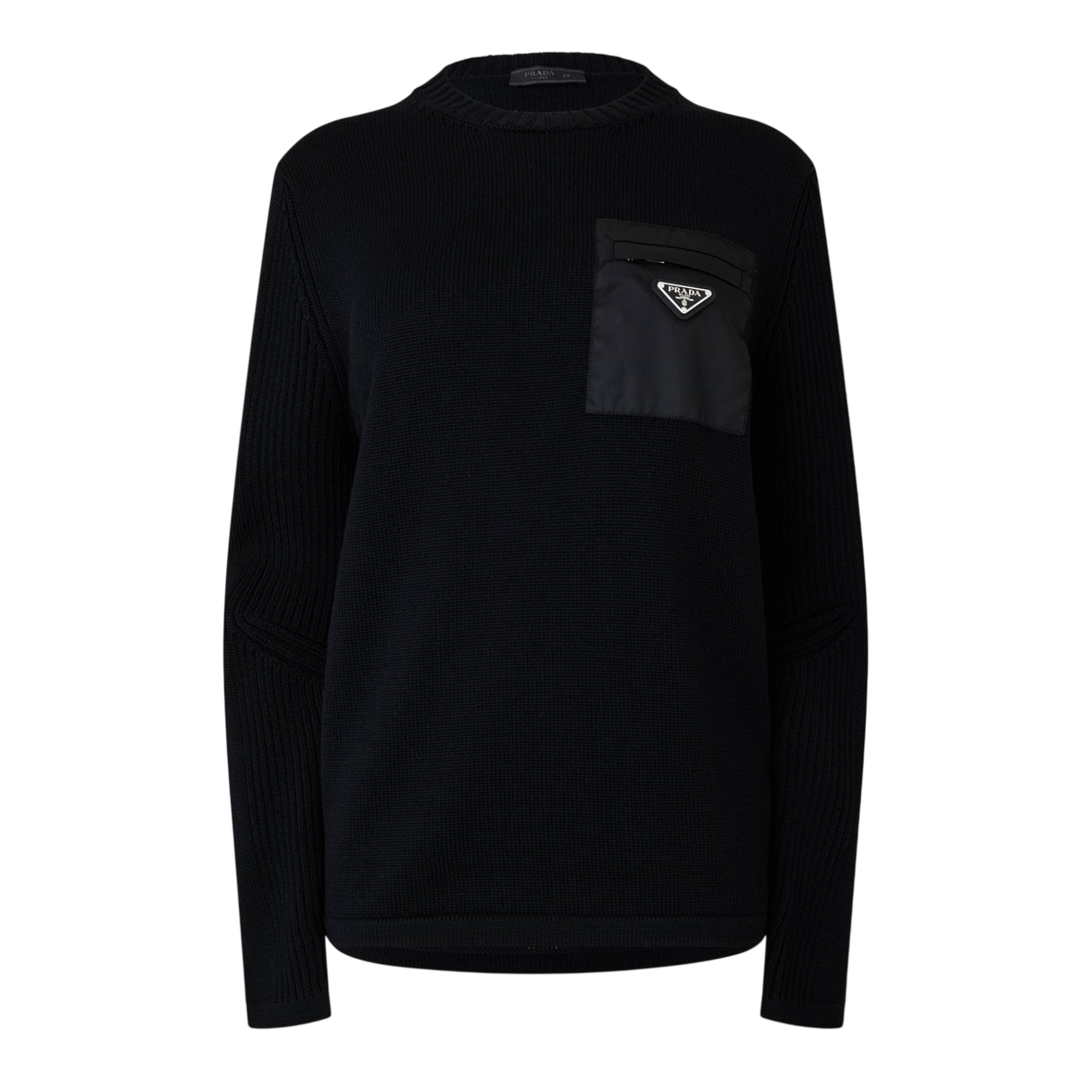 LUXURY HUB PRADA CREWNECK WOOL JUMPER