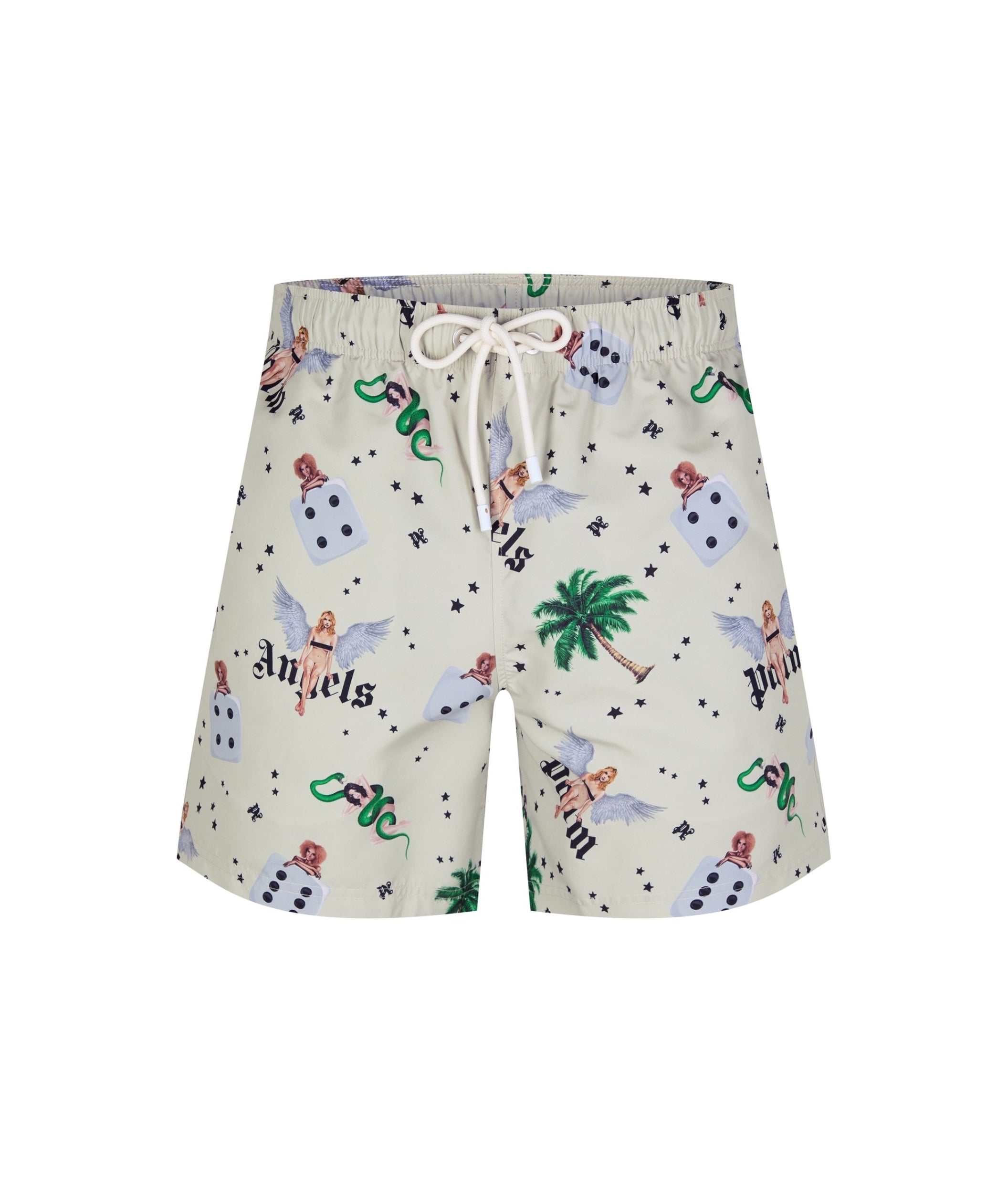 LUXURY HUB PALM ANGELS PIN UP SWIM SHORTS