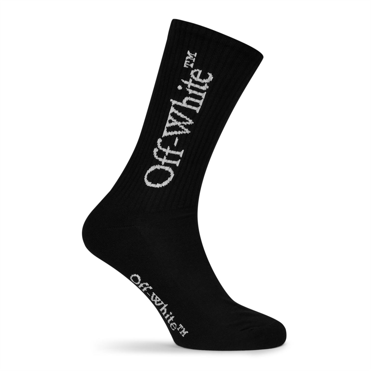 LUXURY HUB OFF WHITE OFF LOGO SOCK