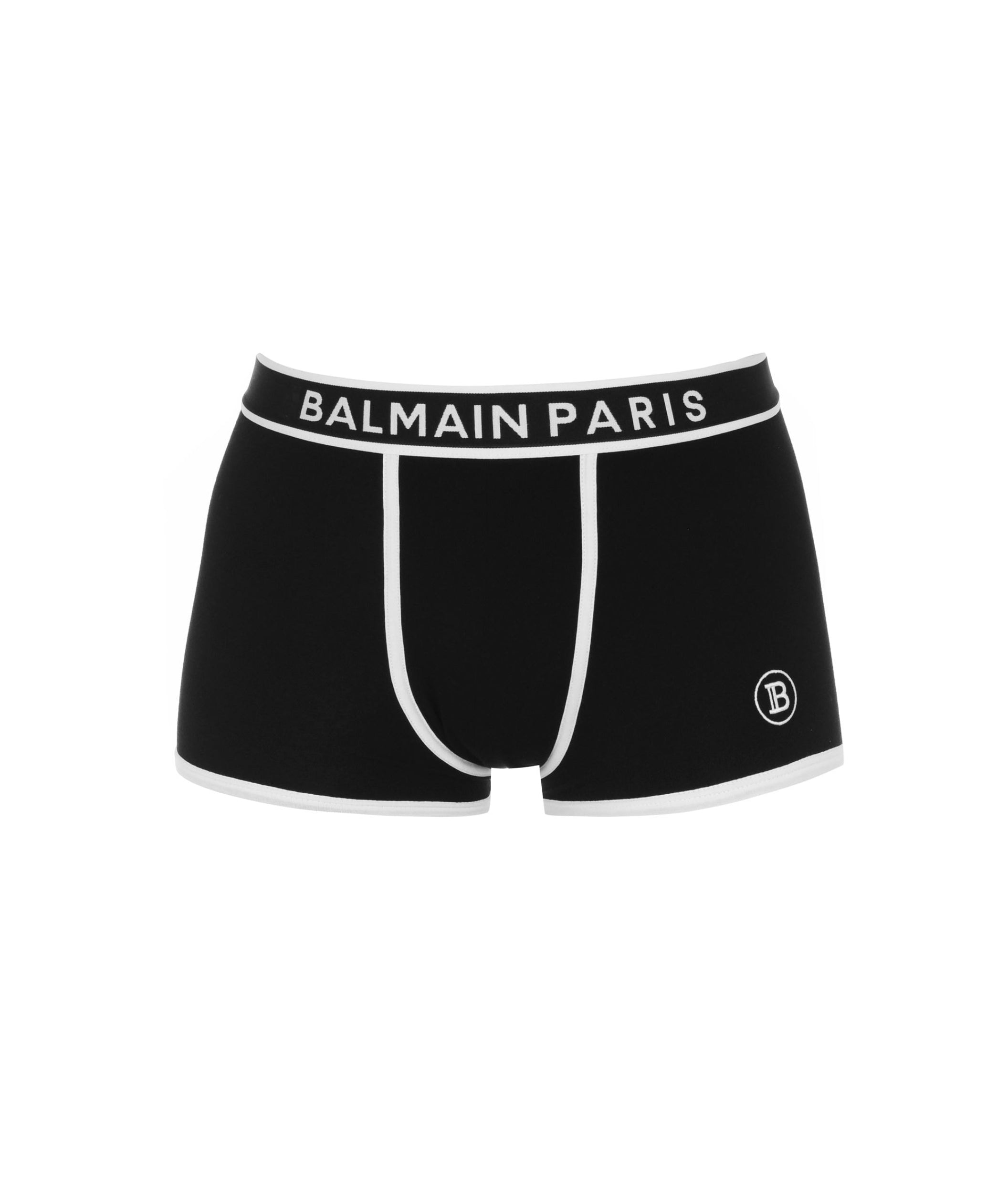 LUXURY HUB BALMAIN PARIS LOGO BOXERS