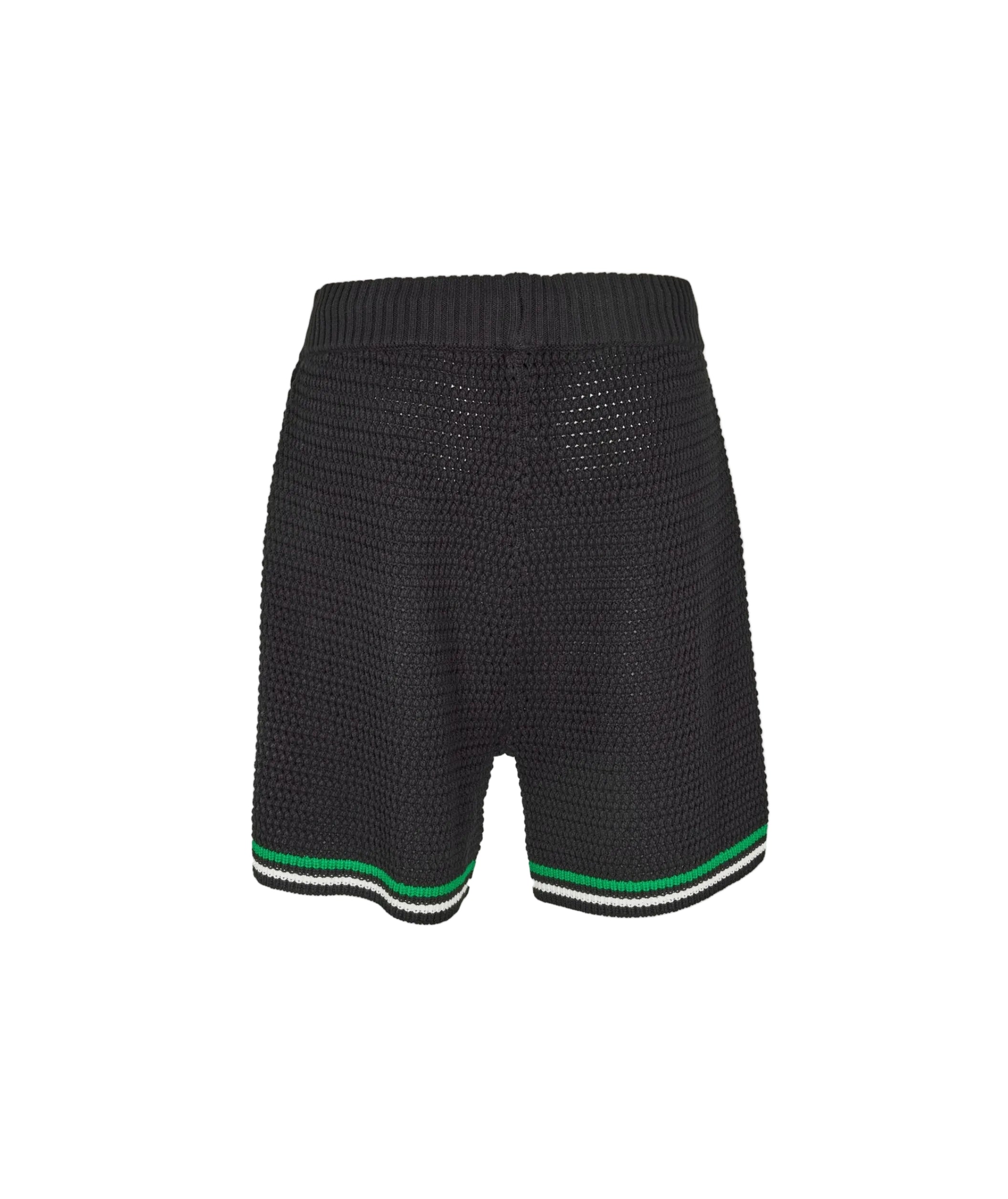 LUXURY HUB CASABLANCA MEN'S WOVEN TAILORED FIT TRACKSUIT SHORTS