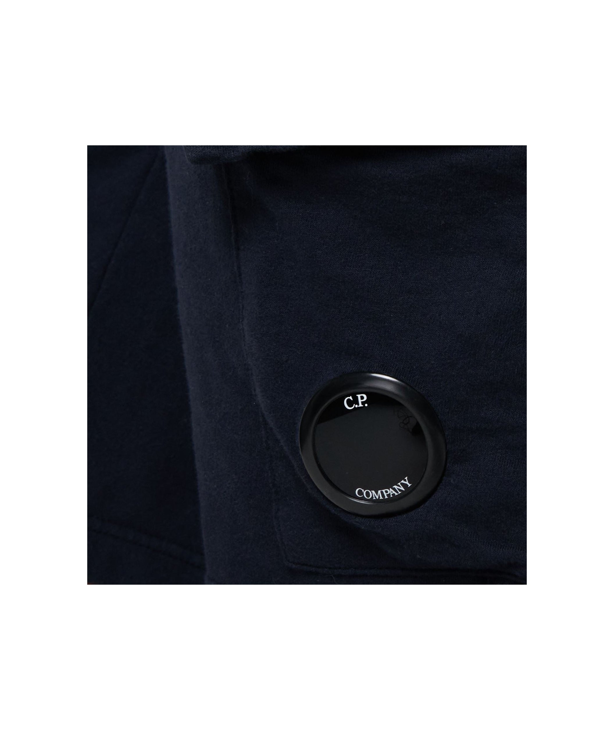 LUXURY HUB CP COMPANY MICRO LENS FLEECE SHORTS