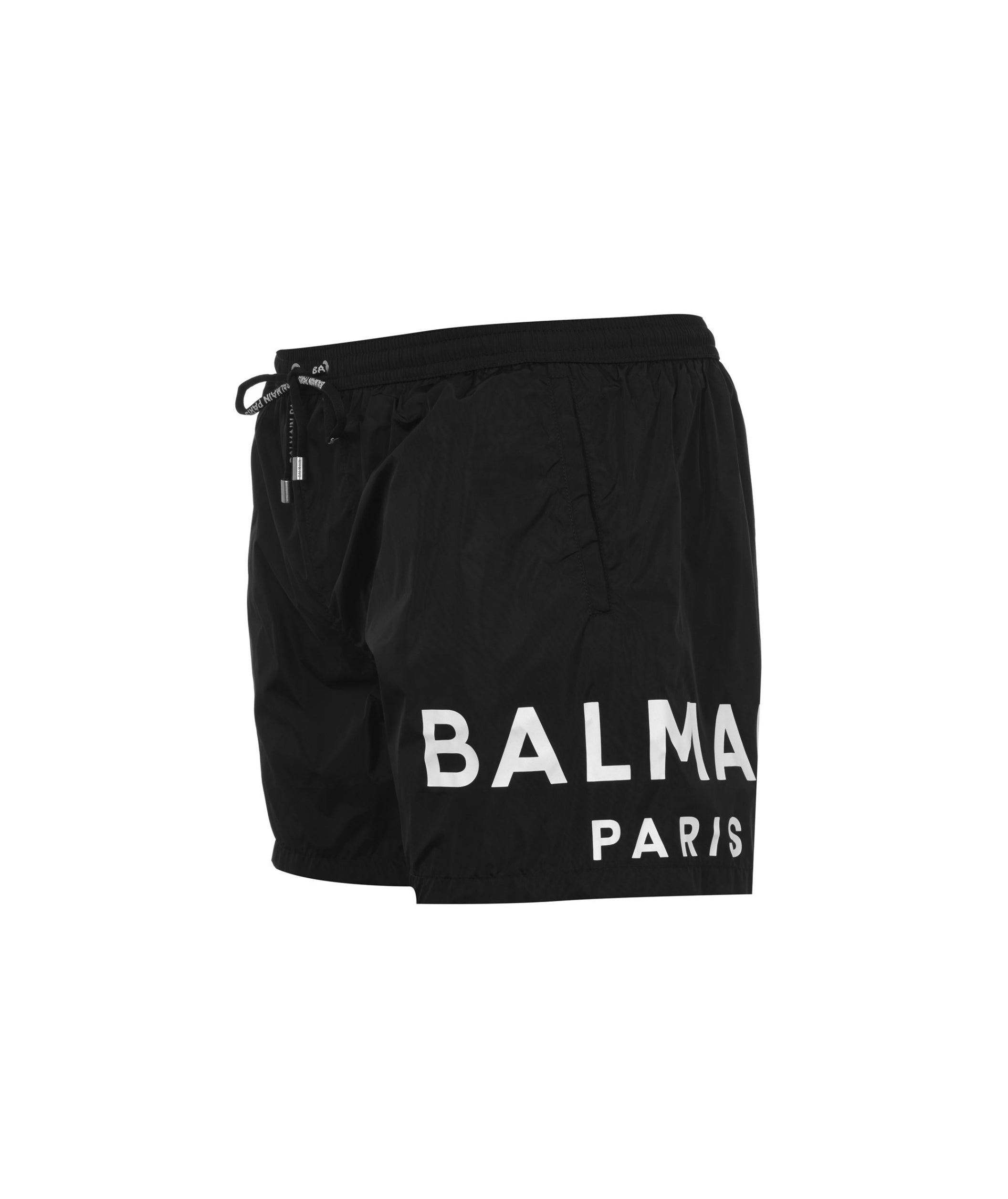 LUXURY HUB BALMAIN LOGO SWIM SHORTS