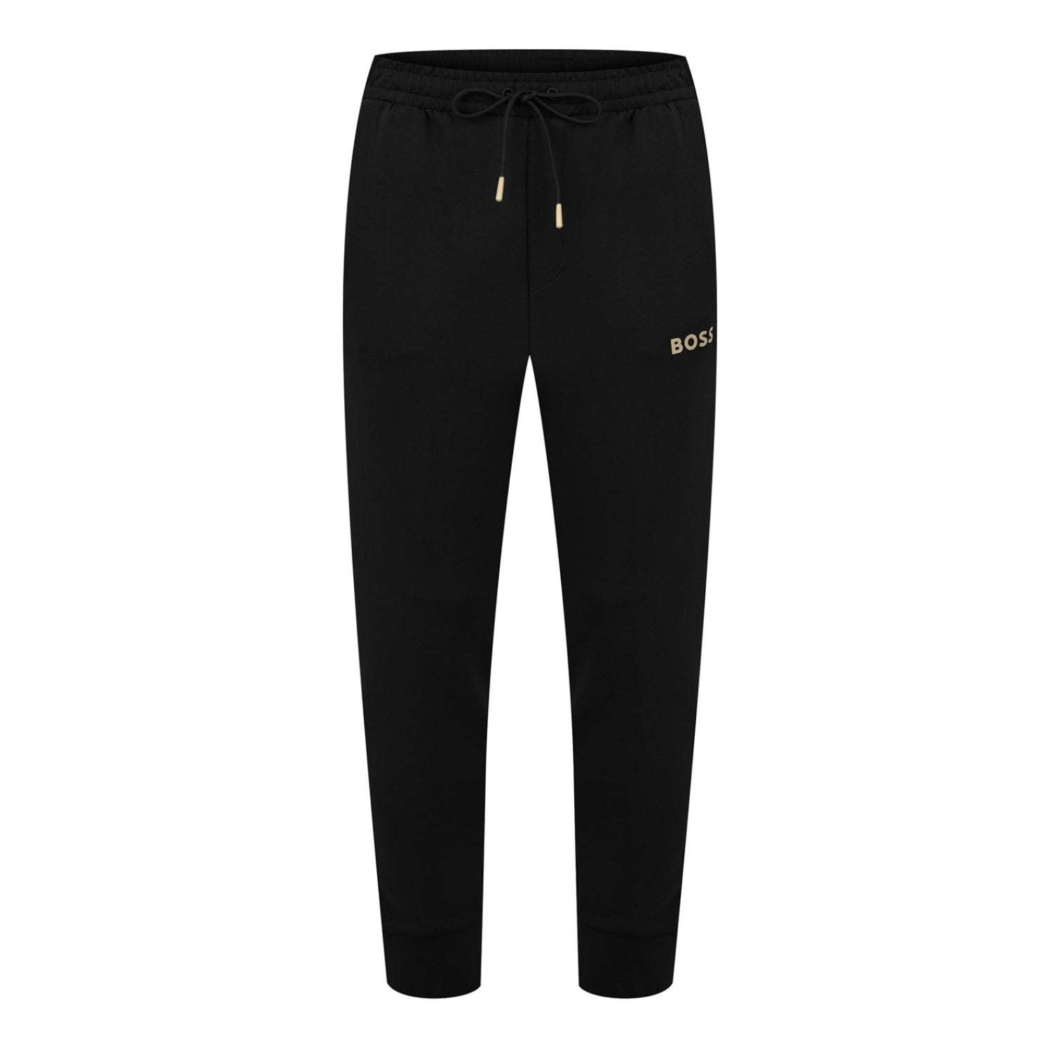 LUXURY HUB BOSS MEN'S HADIKO GREEN CLOSED HEM FLEECE JOGGERS