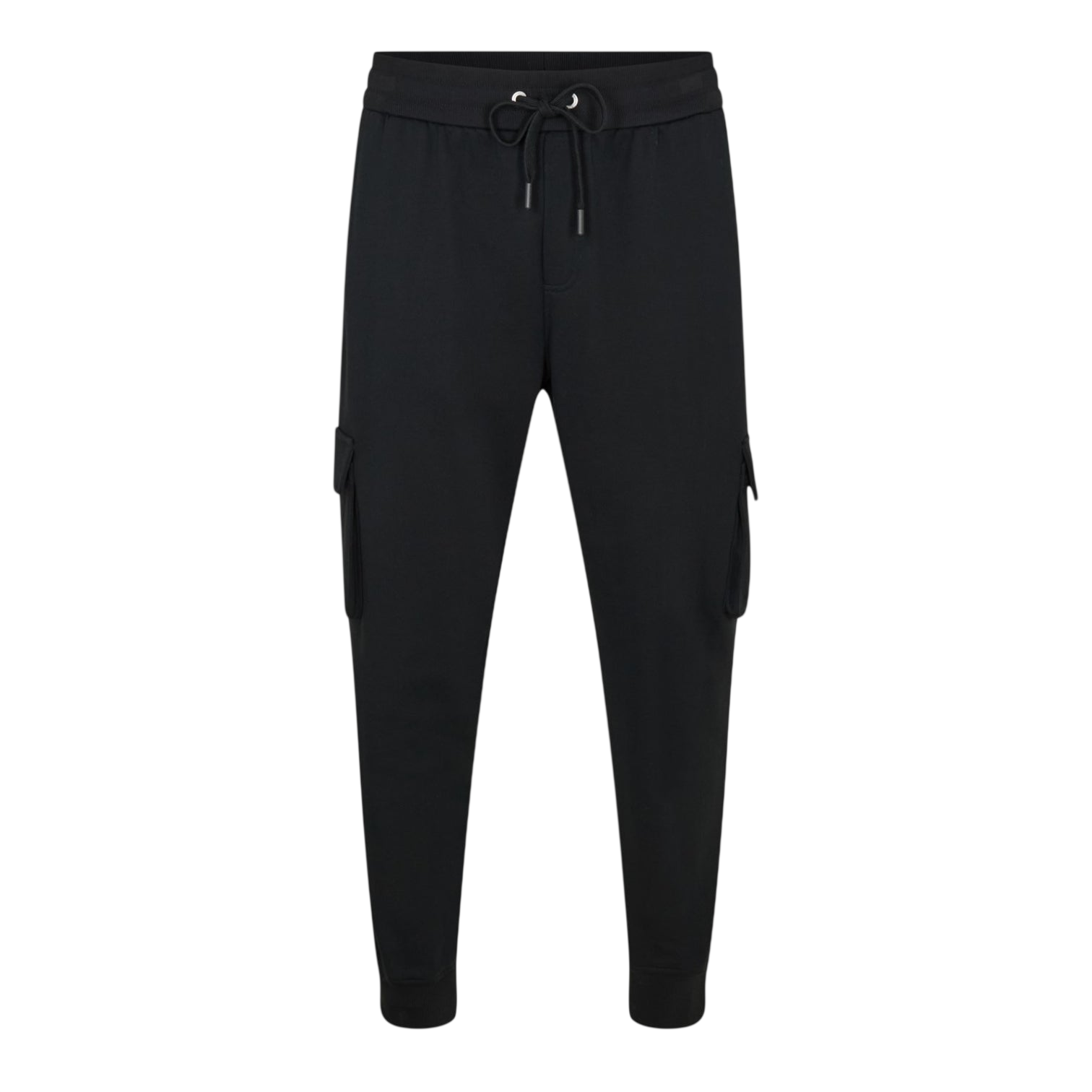 LUXURY HUB MOOSE KNUCKLES MEN'S CLOSED HEM FLEECE TAPERED FIT JOGGERS