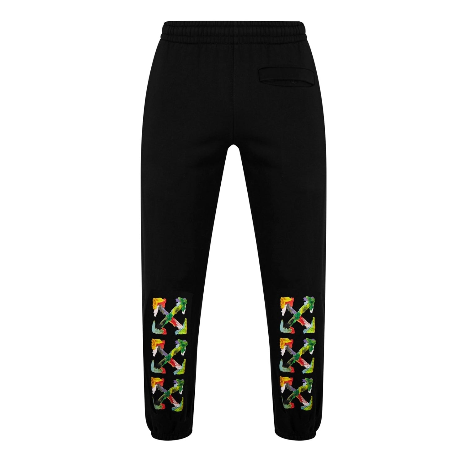 LUXURY HUB OFF WHITE BRUSH ARROW SWEATPANTS
