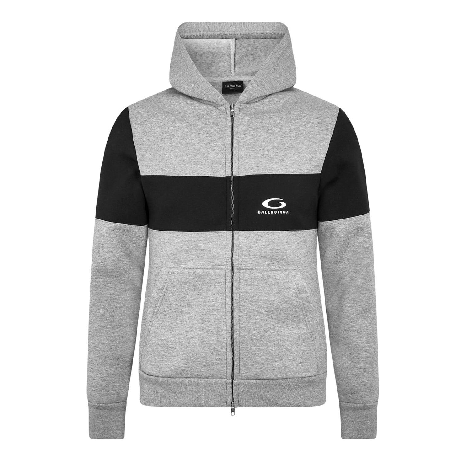 LUXURY HUB BALENCIAGA CONTRAST BAND HOODIE