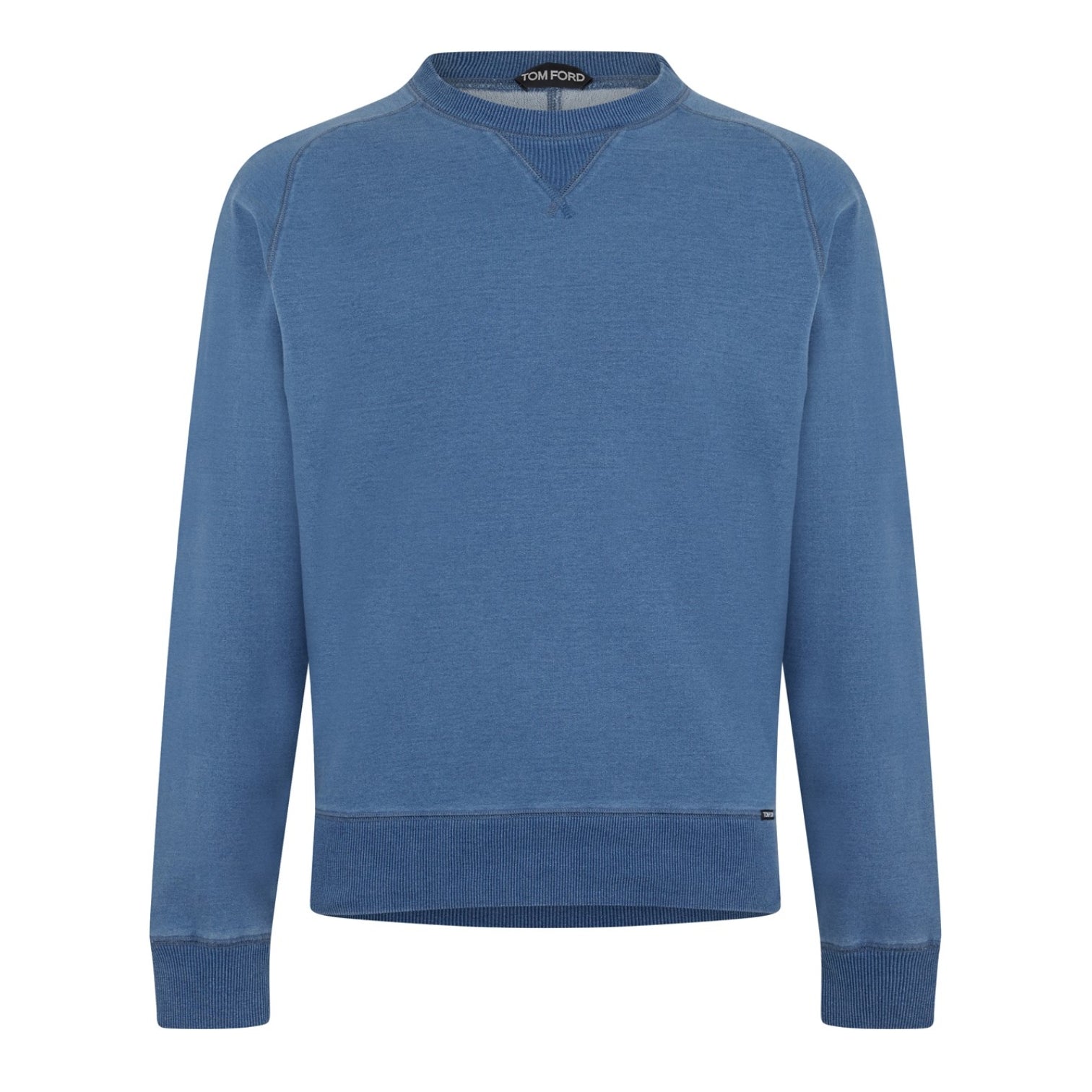LUXURY HUB TOM FORD TF INDIGO CREW NECK SWEATSHIRT